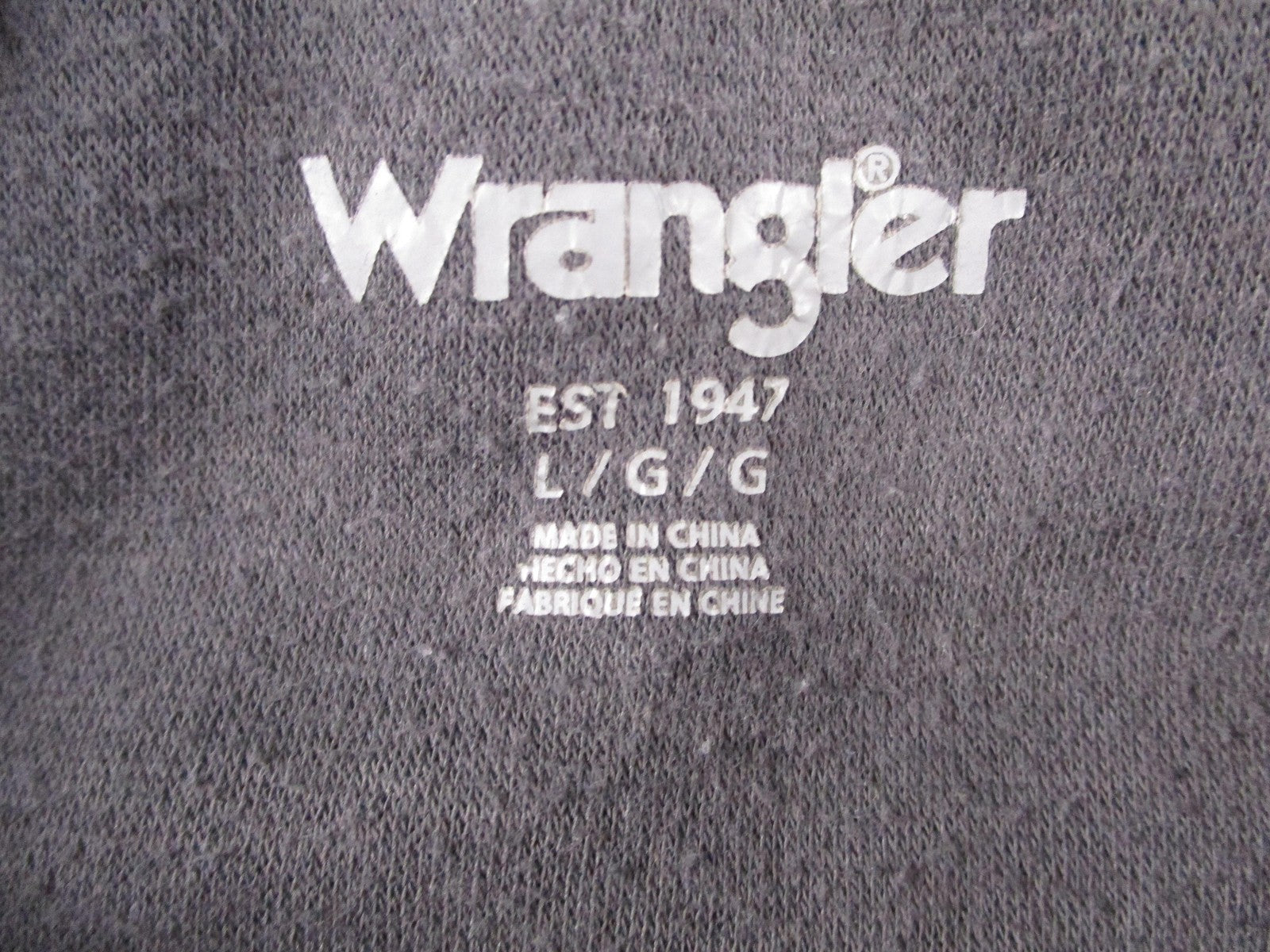Wrangler Hoodie Mens Large Gray Fleece Ride With Abandon Motorcycle Graphic9