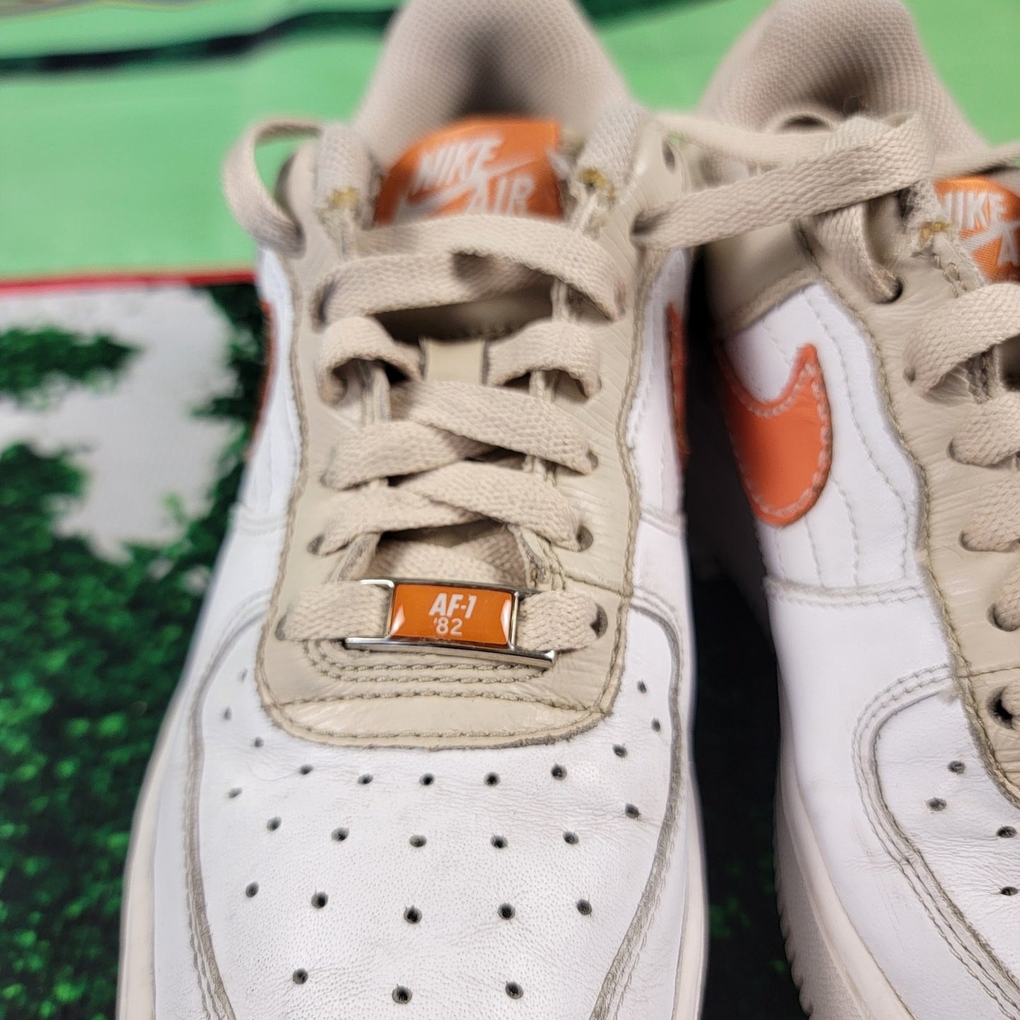 Nike Wmns Air Force 1 '07 'Dark Orange'  Sz 6 315115181