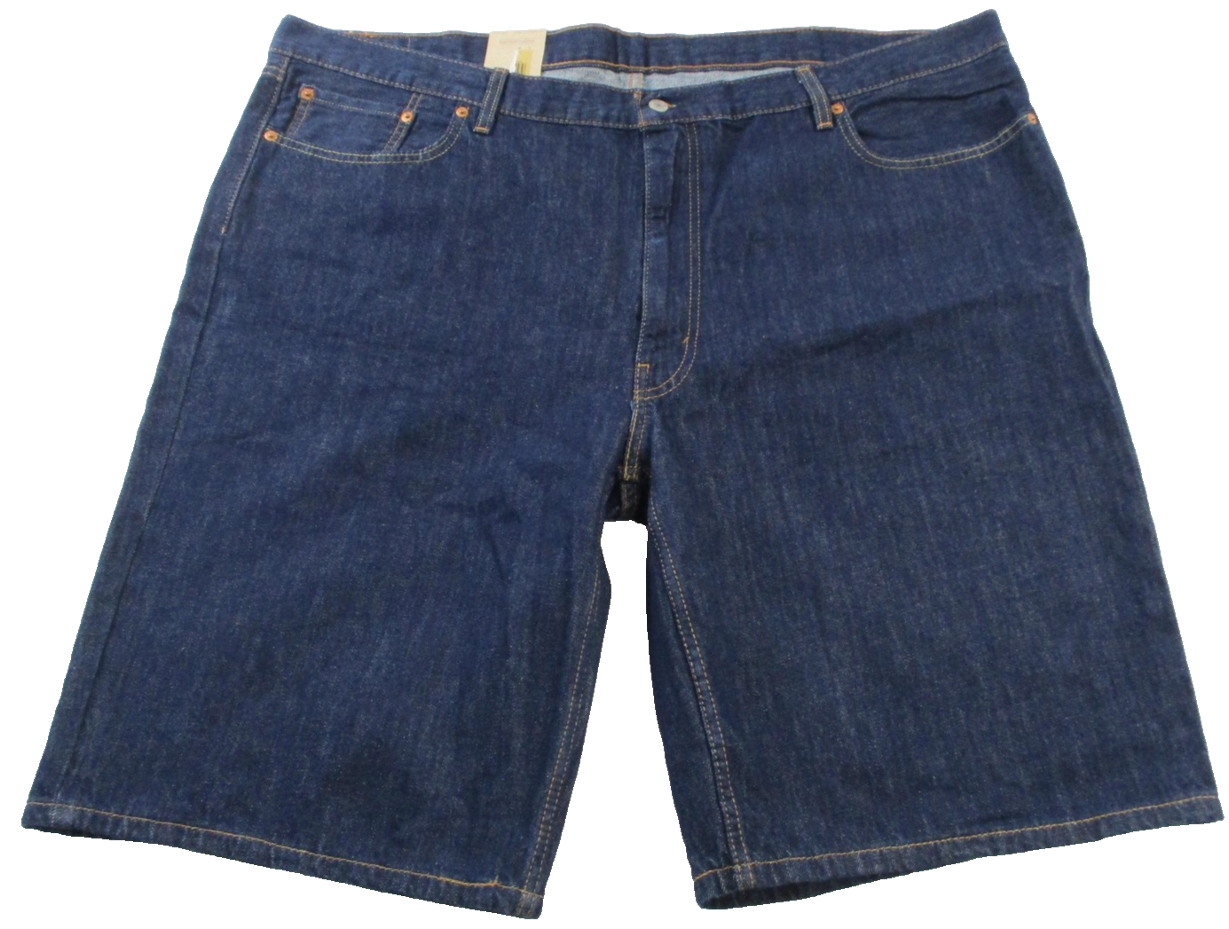 Levi's 469 Loose Shorts Mens 48 Blue Dark Wash Denim 9 Inseam Relaxed Fit 14190