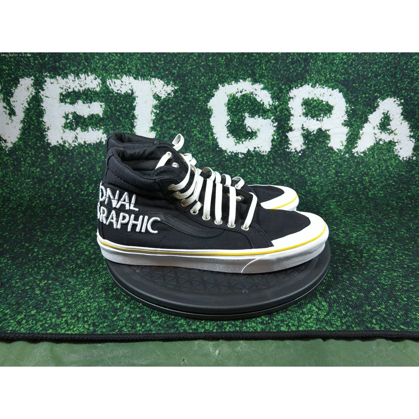Vans National Geographic x Sk8Hi Reissue 138 'Logo' Sz 9.5 VN0A3TKPXHP1