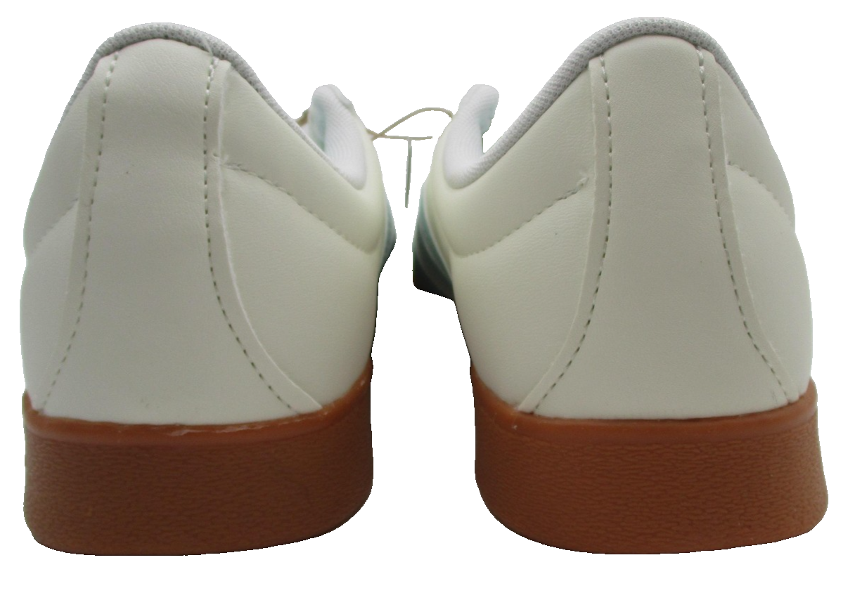 Adidas VL Court Base Shoes Womens Size 8.5 White Gum Court Sneakers JI17676