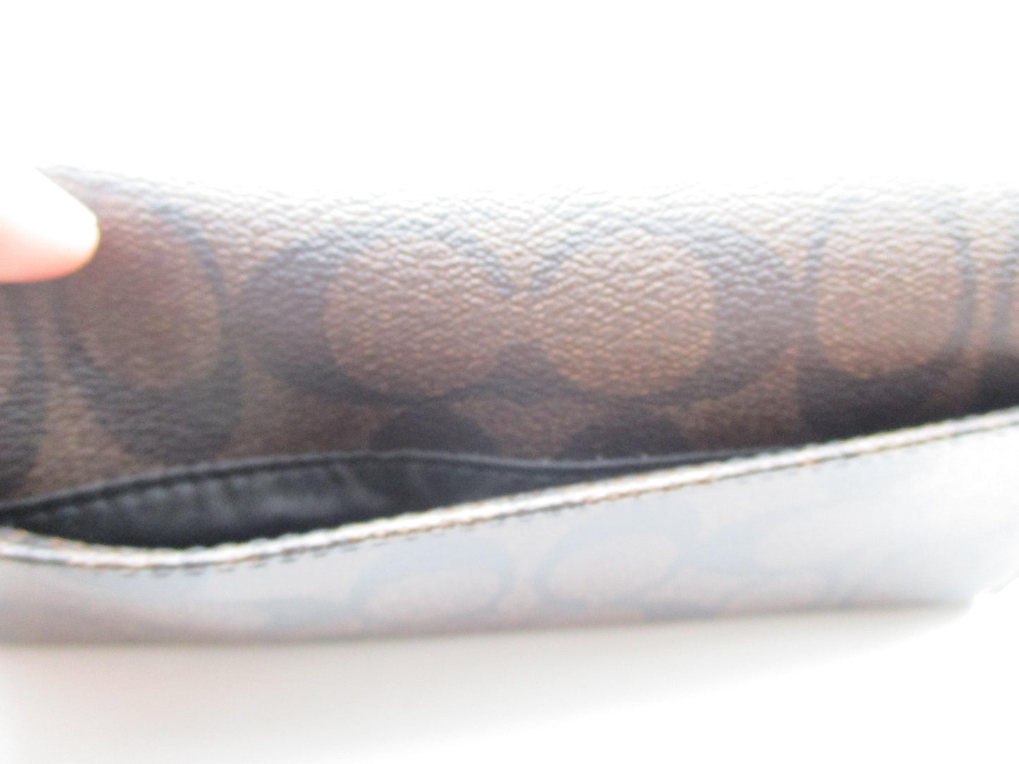 Coach Wallet Women's One Size Brown Signature C Leopard Print Zip Coated Canvas3