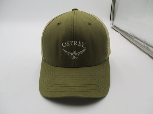 Osprey Hat Cap Snap Back Mens One Size Green Mesh Trucker Yupoong Logo0