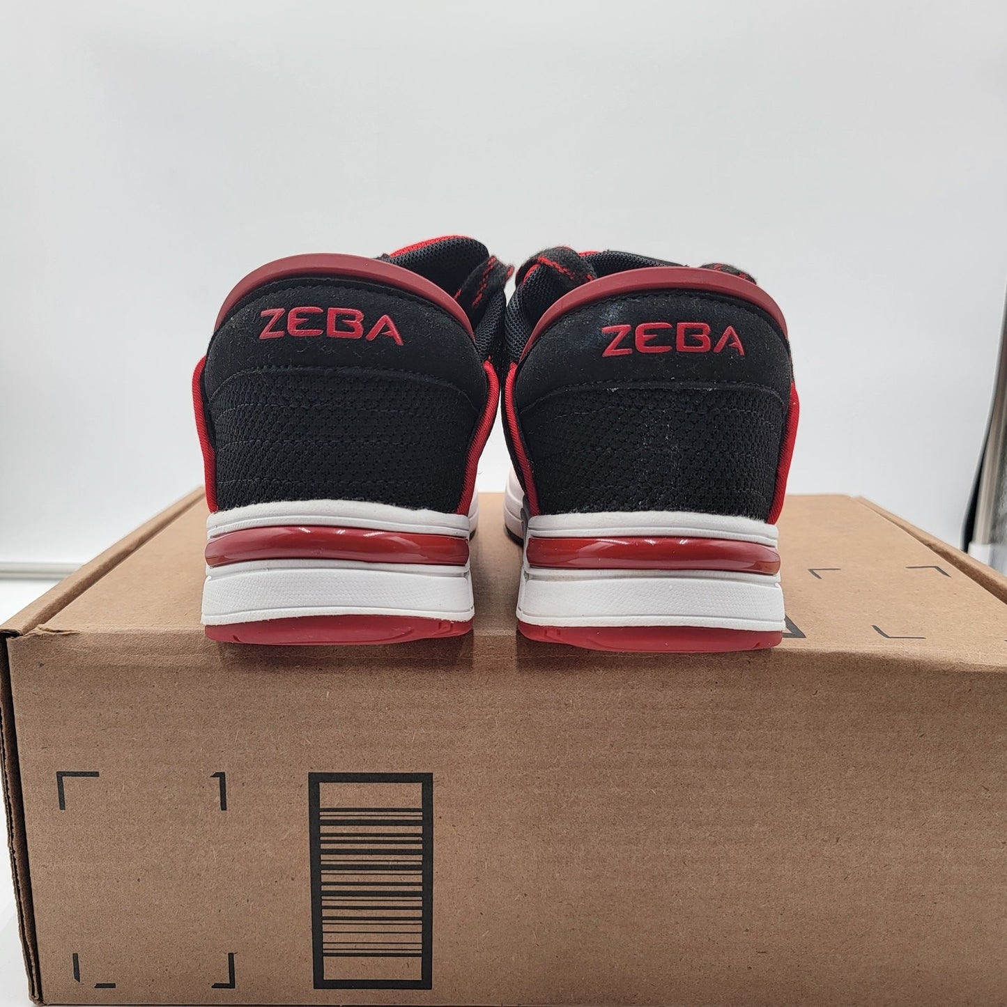 Zeba Hands Free Tech Walking Shoes Cherry Red Wmns Sz 7
