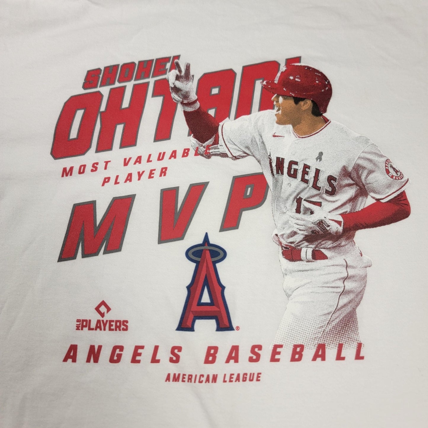 Los Angeles Angels Shirt Mens Medium MLB Baseball Shohei Ohtani MVP New Era 10133