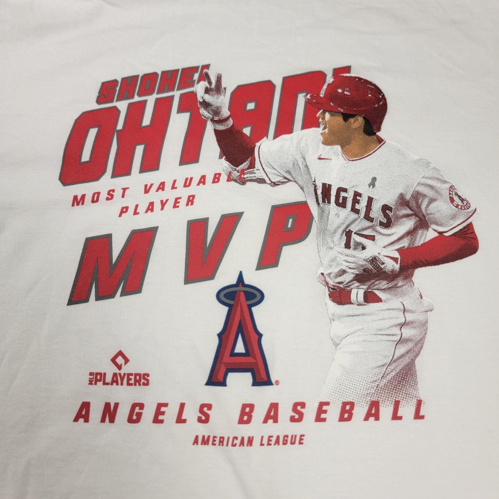 Los Angeles Angels Shirt Mens Medium MLB Baseball Shohei Ohtani MVP New Era 10133