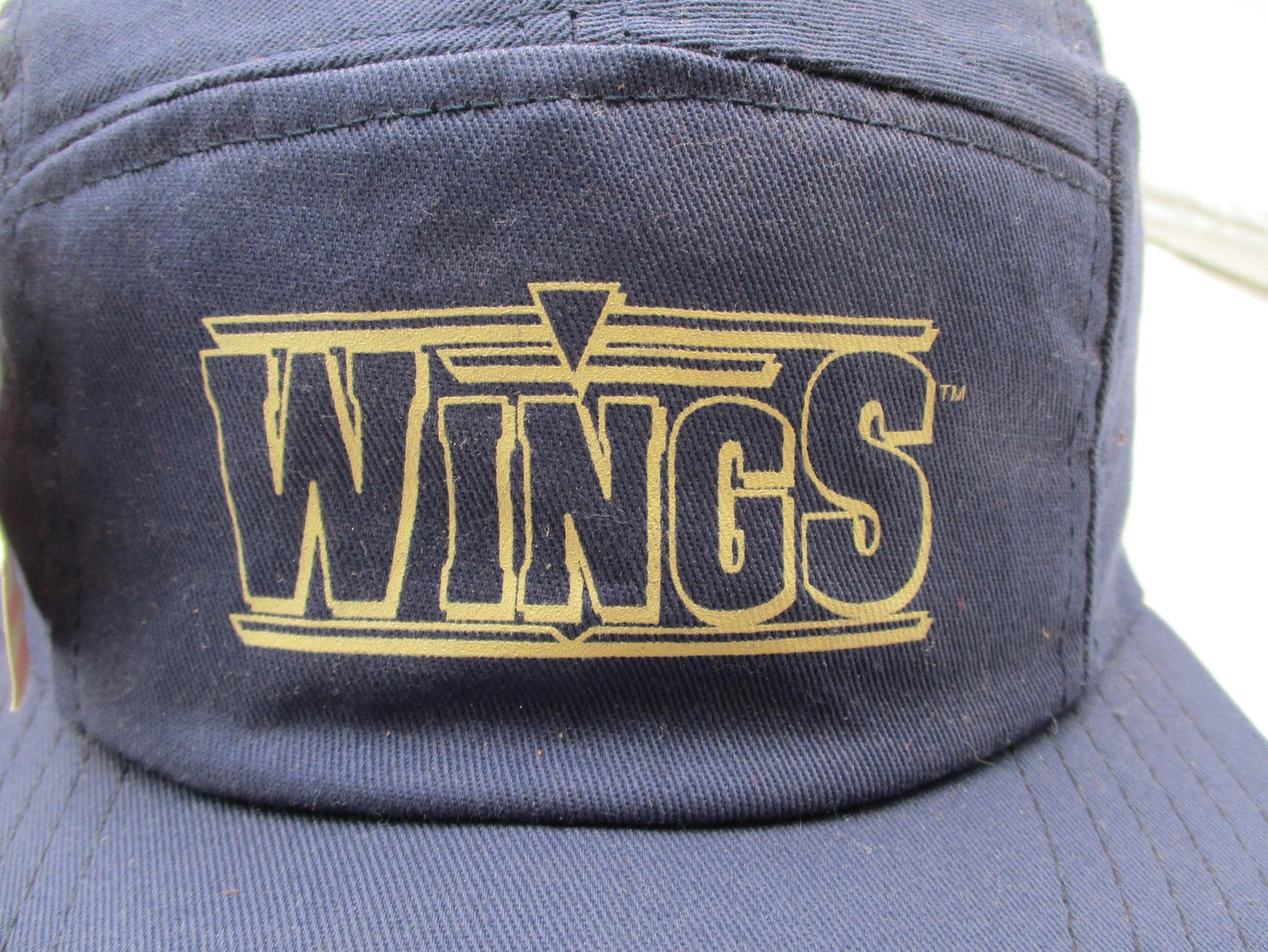 Vintage Discovery Channel Wings Hat Cap Strap Back Mens One Size Blue USA1
