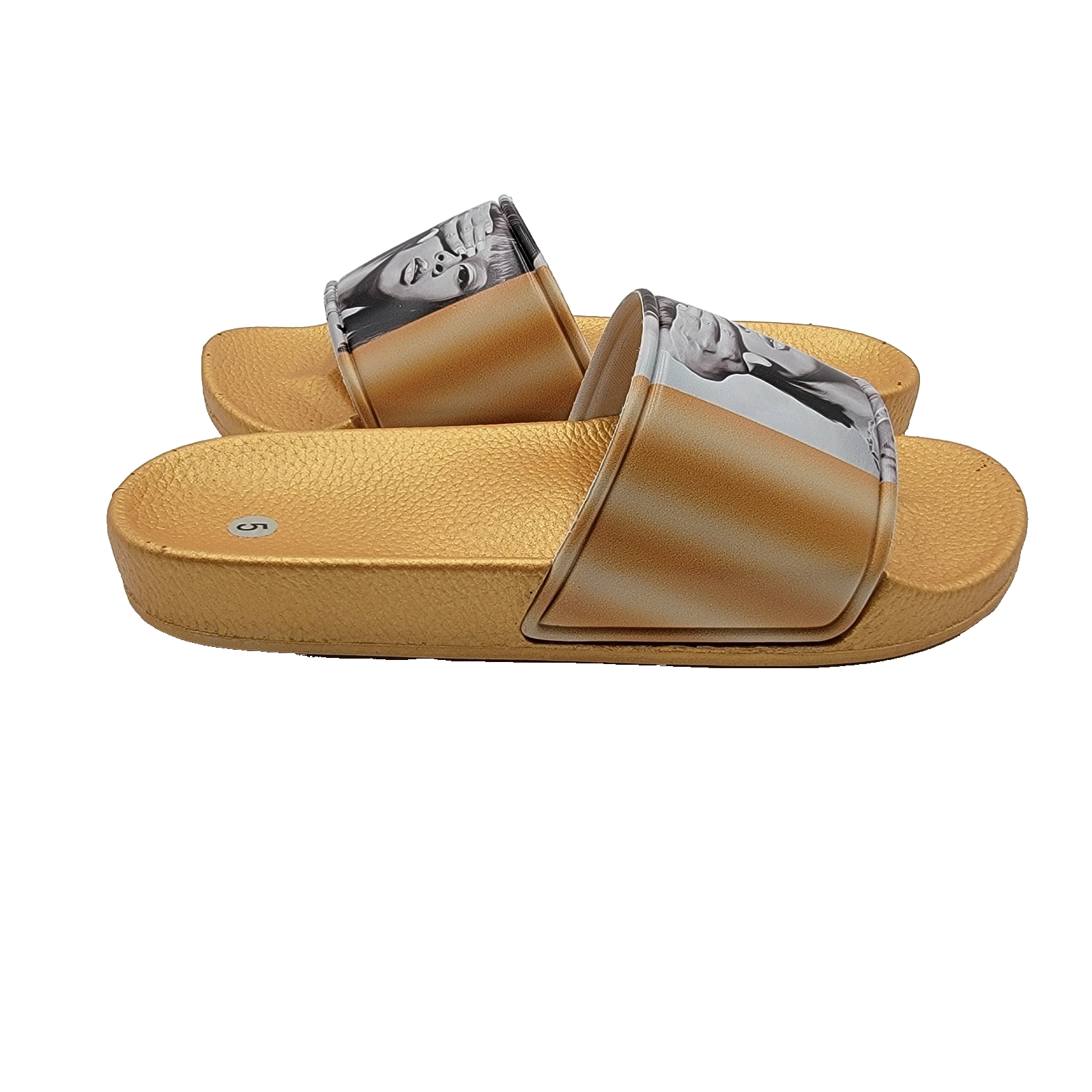 Cross Colours Left Eye Legacy Slides Womens Size 9 Lisa Lopes Graphic Sandals0