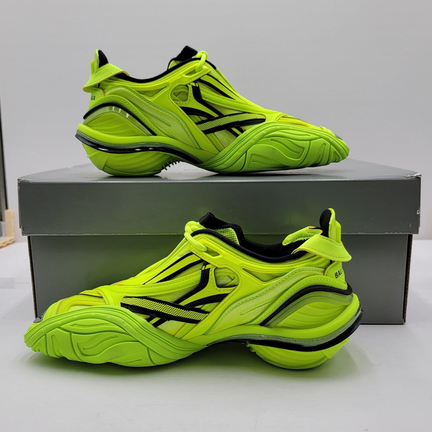 Balenciaga Women's Tyrex Fluo Yellow Sneakers  Size 71