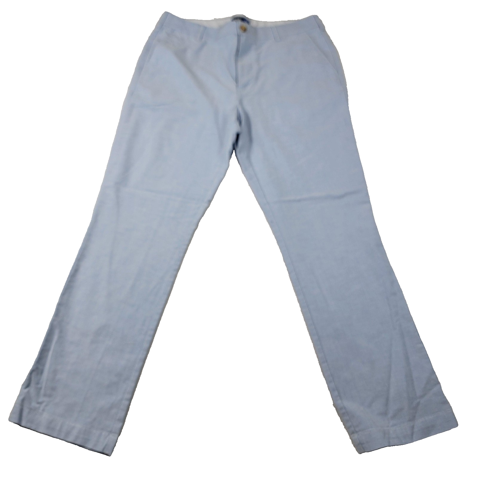 IZOD Pants Mens 36x32 Light Blue Straight Fit Chino Stretch Casual