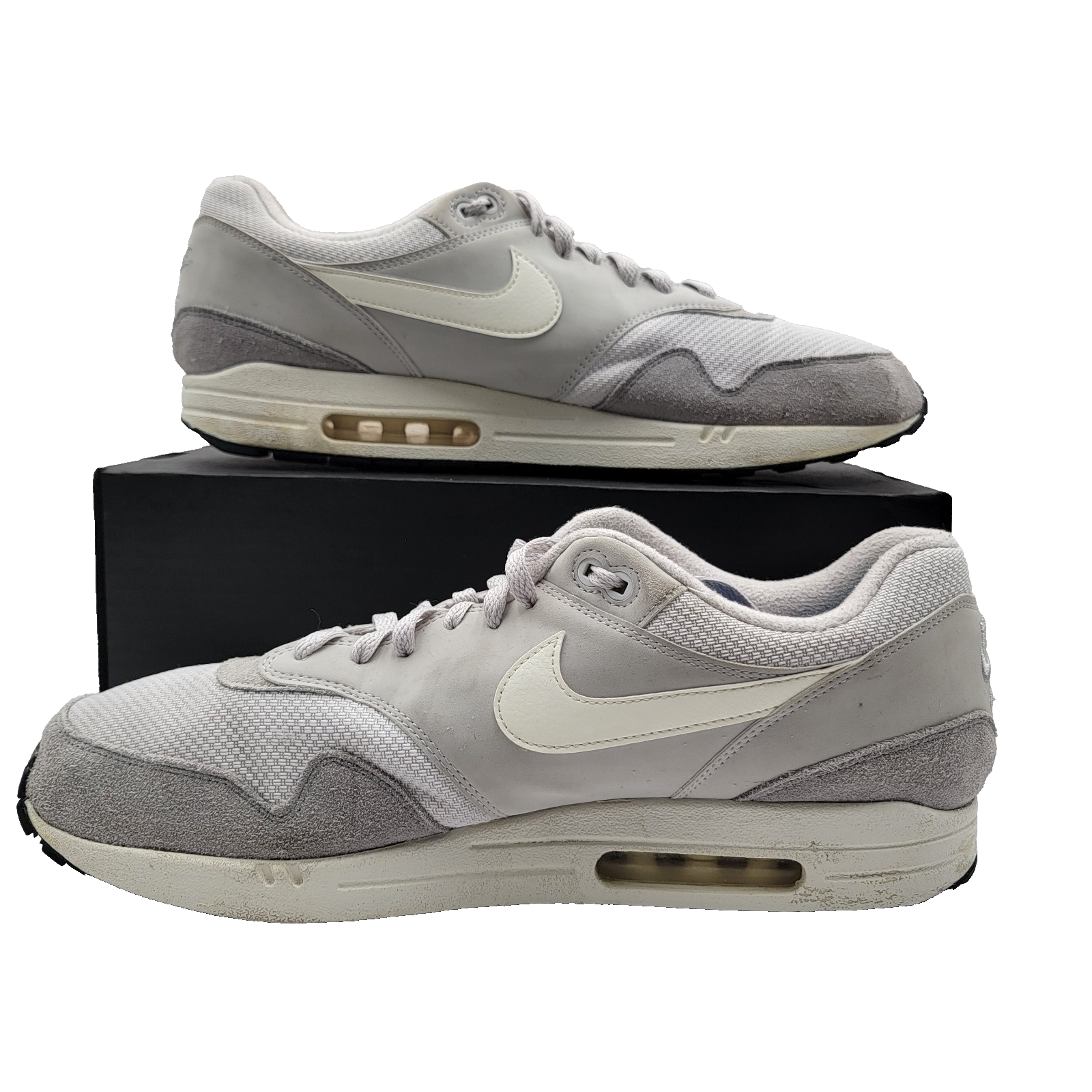 Nike Air Max 1 AH8145011 Gray White Men’s Size 14 Retro Running Shoes
