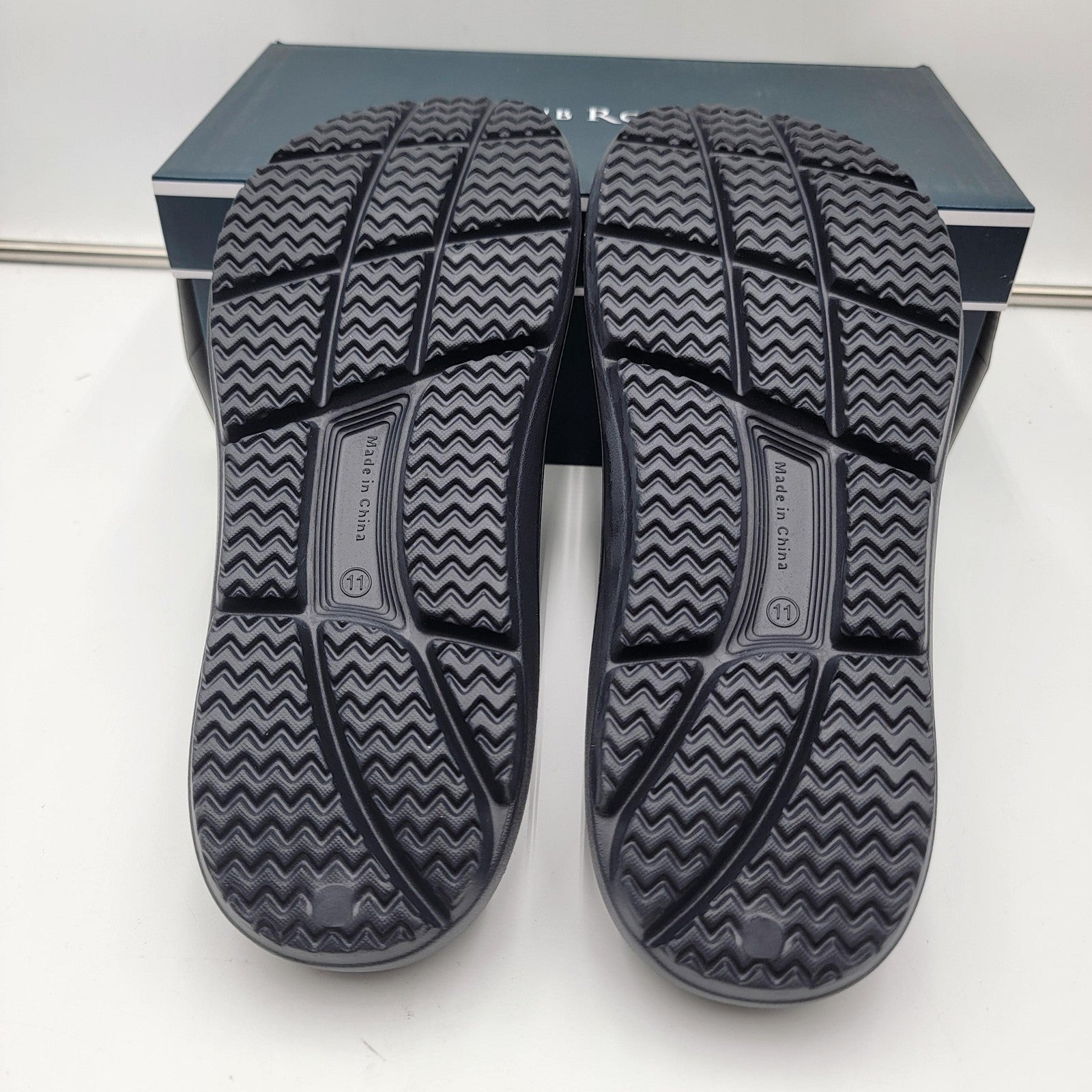 Club Room Remy Shoes Mens Size 9 Navy Blue Slide Flip Flop Sandals Comfort4