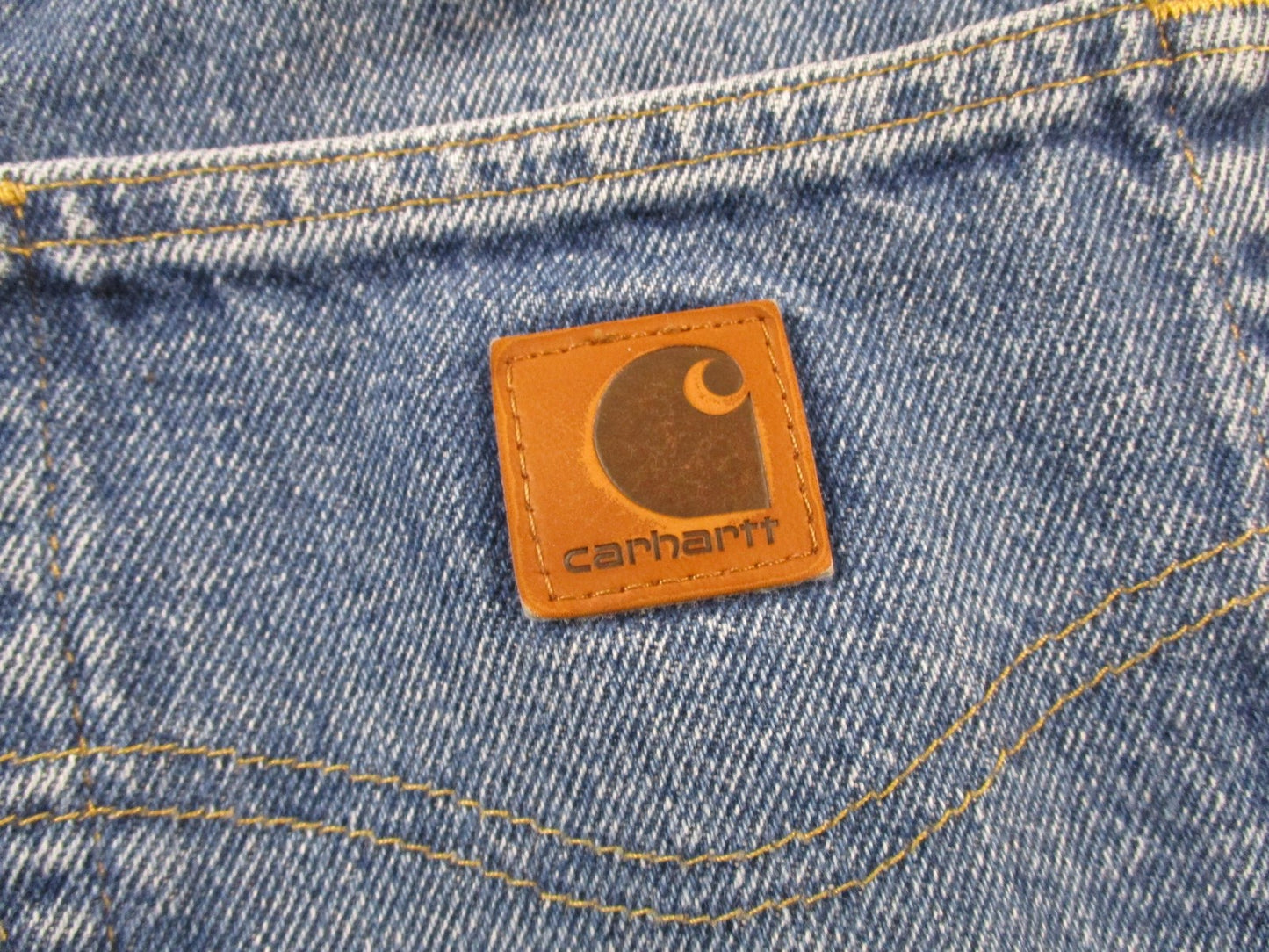 Carhartt Swisher Jeans Mens 38x30 Blue Relaxed Fit Workwear Denim 14328
