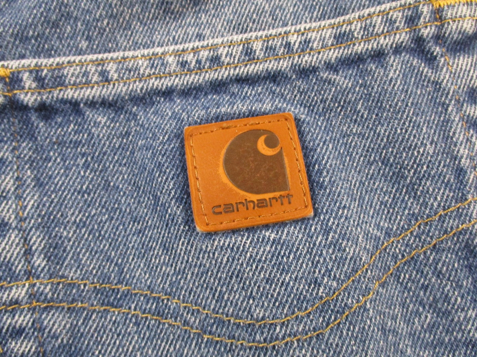 Carhartt Swisher Jeans Mens 38x30 Blue Relaxed Fit Workwear Denim 14328
