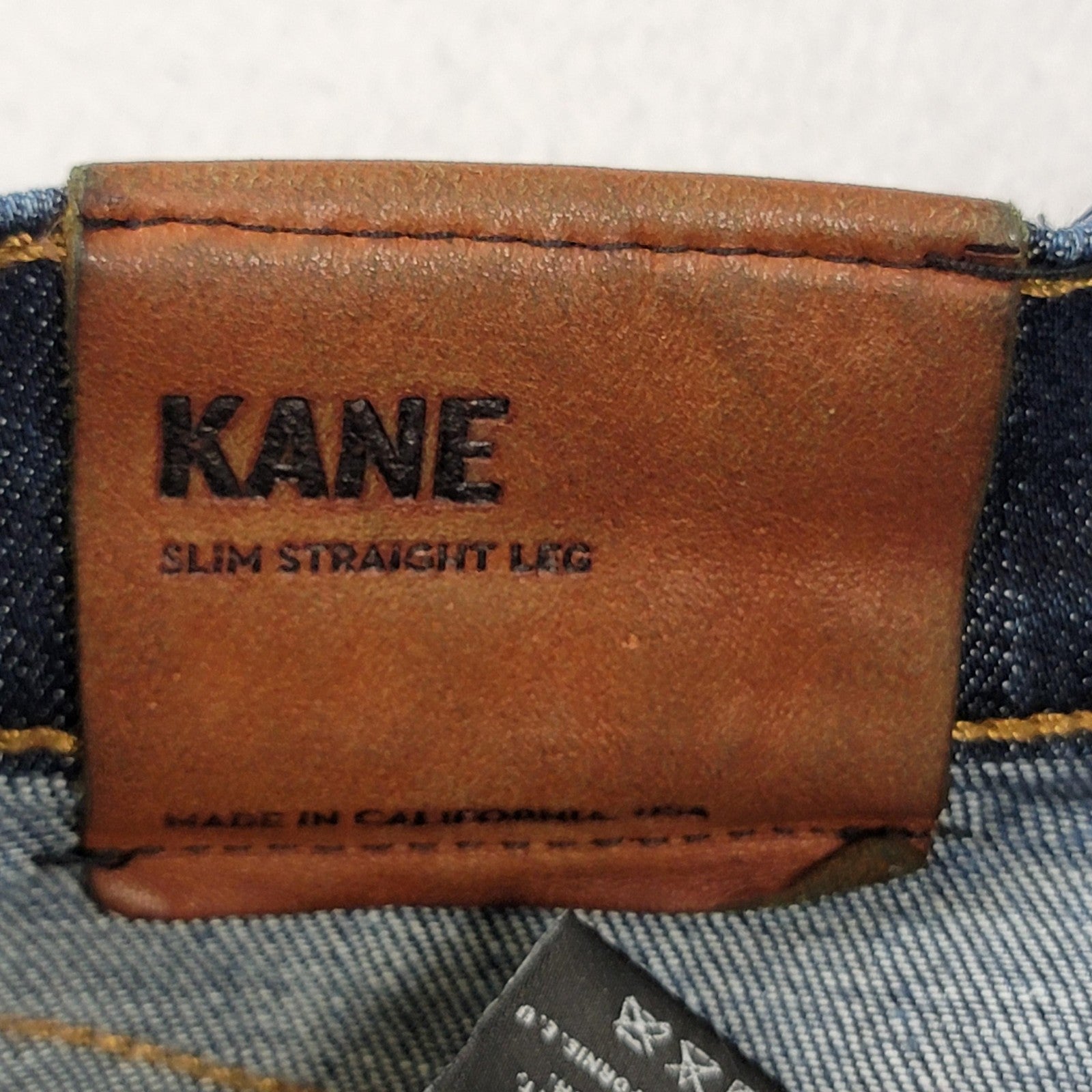 J Brand Jeans Mens 32 Blue Kane Slim Straight Stretch Indigo Denim Made USA 11845