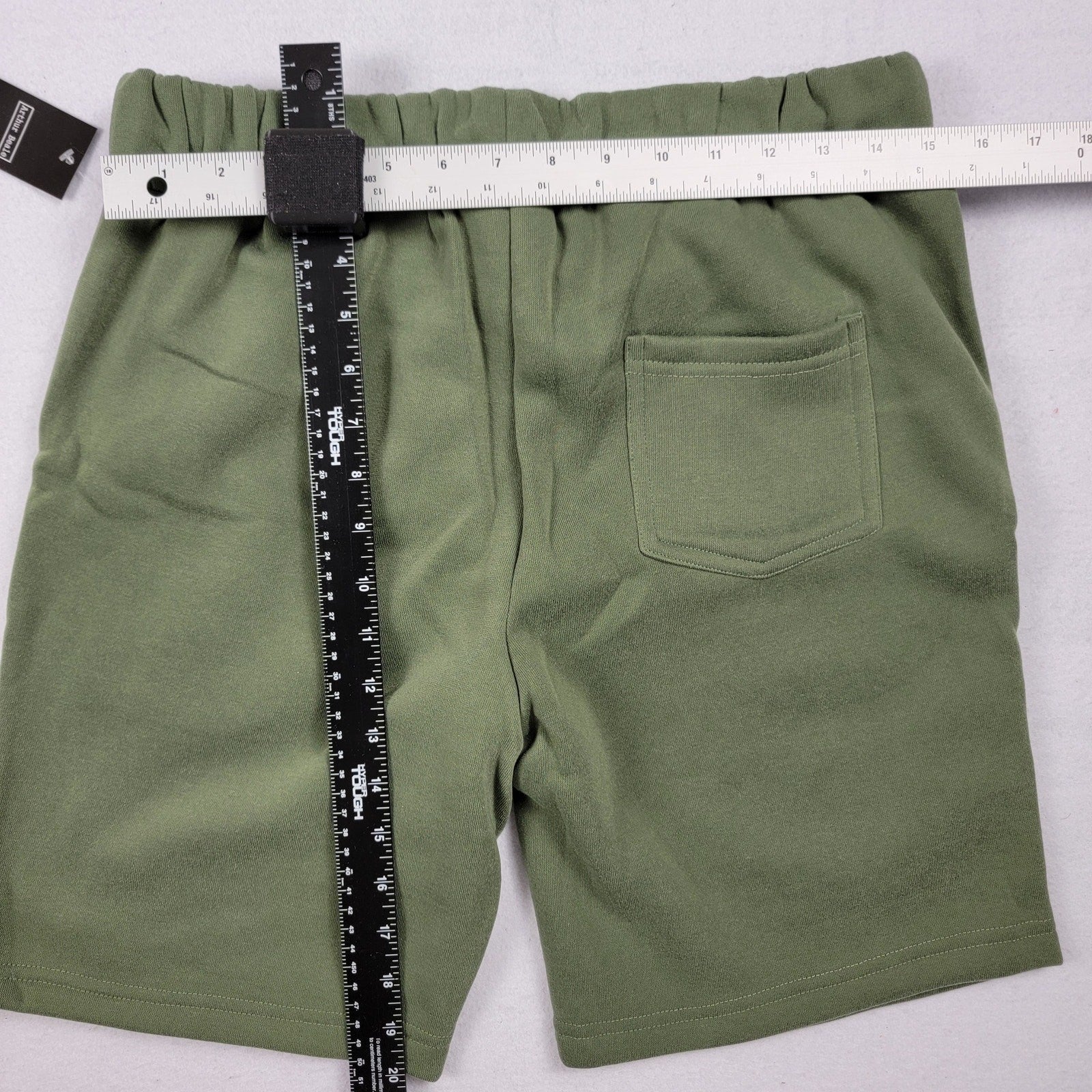 Arthur Beale Olive Fleece Shorts Size M Men's Casual Sweat Shorts5