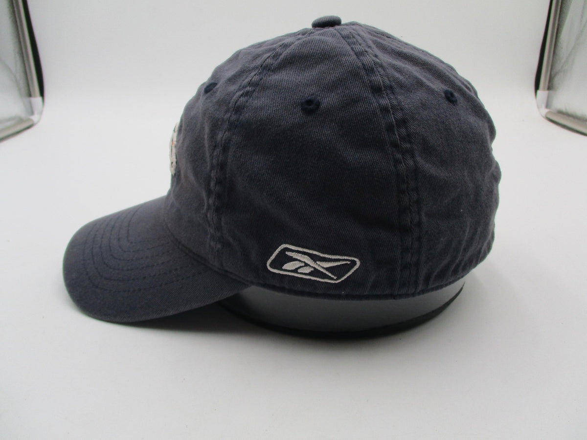 Denver Broncos Hat Cap Fitted Mens L/XL Blue NFL Football Reebok Sideline4