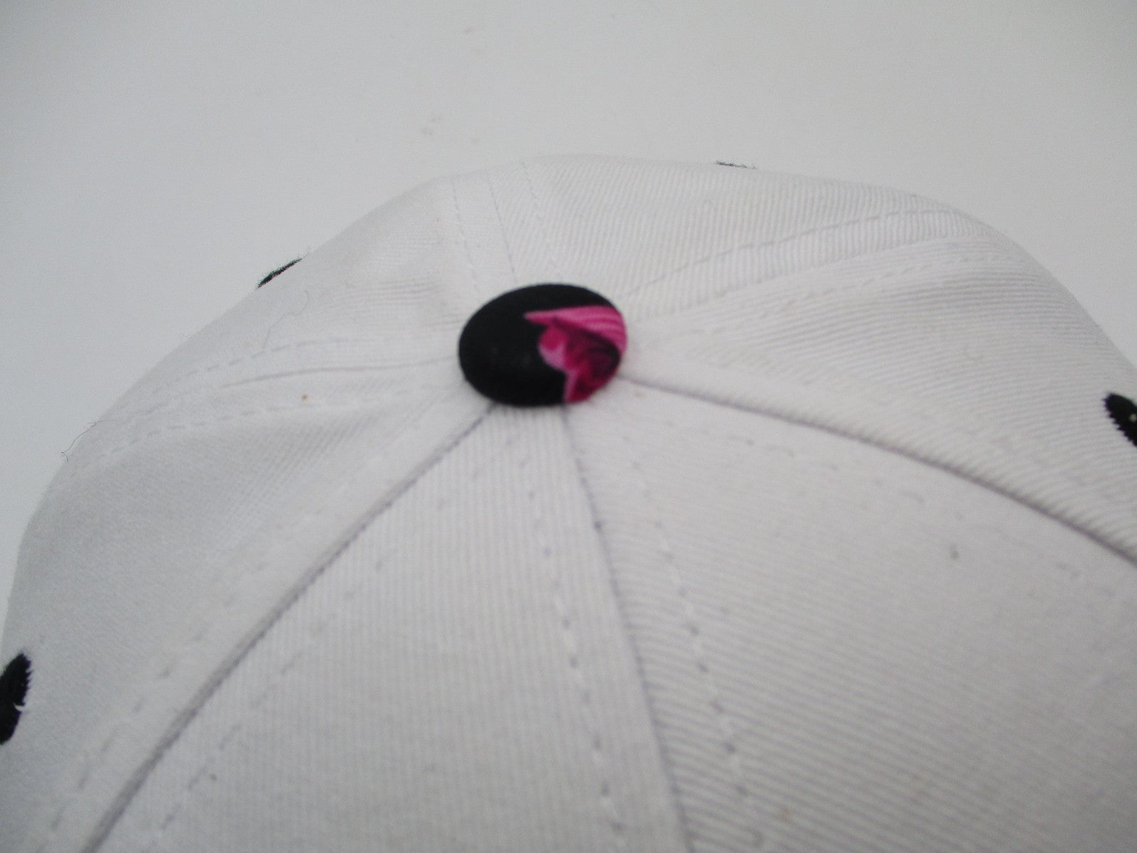 Mykonos Hat Cap Strap Back Mens One Size Floral Brim White Twill Karfil Greece8