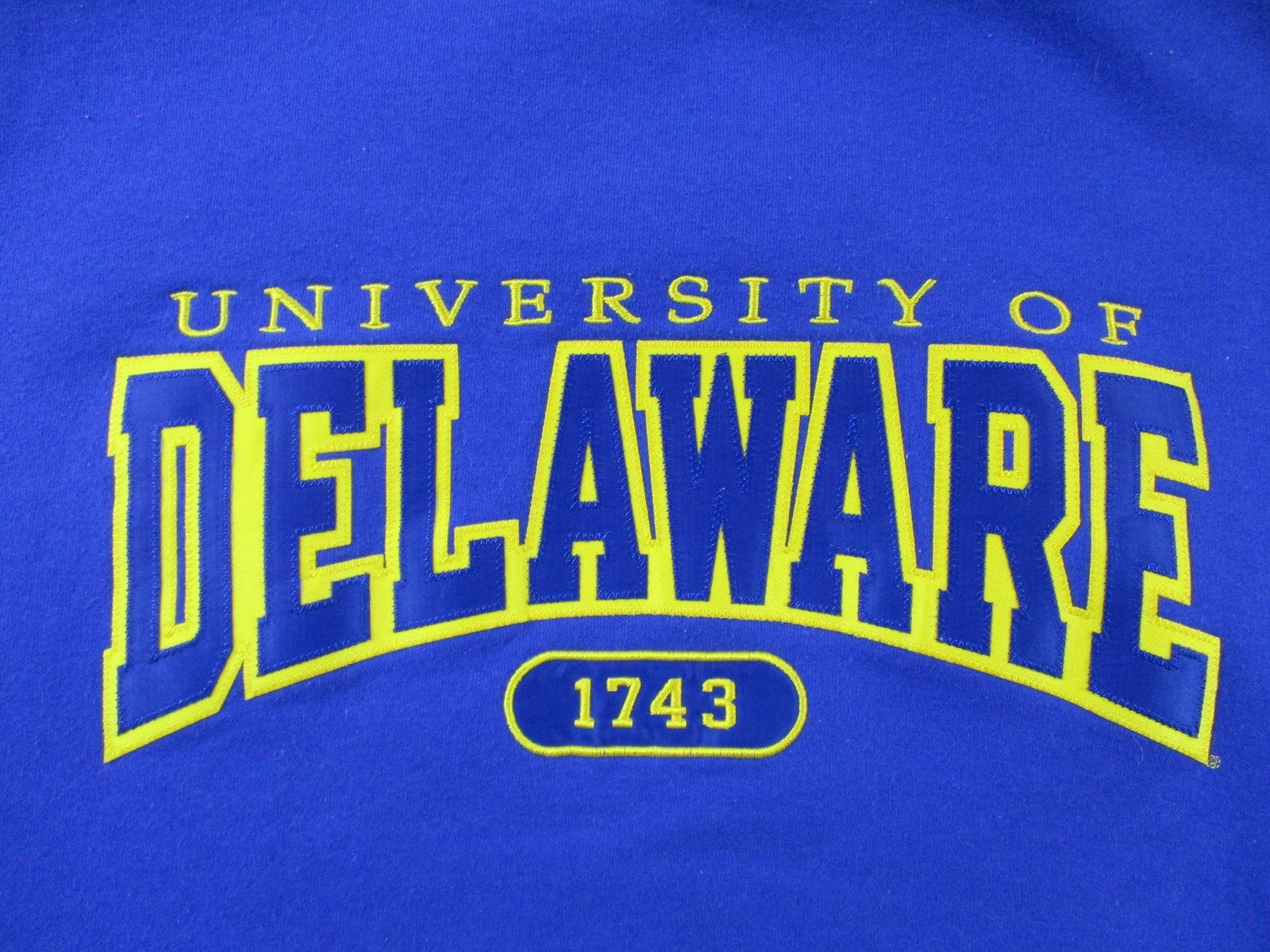 University Of Delaware Sweatshirt Mens Small Blue NCAA College Champion 17432