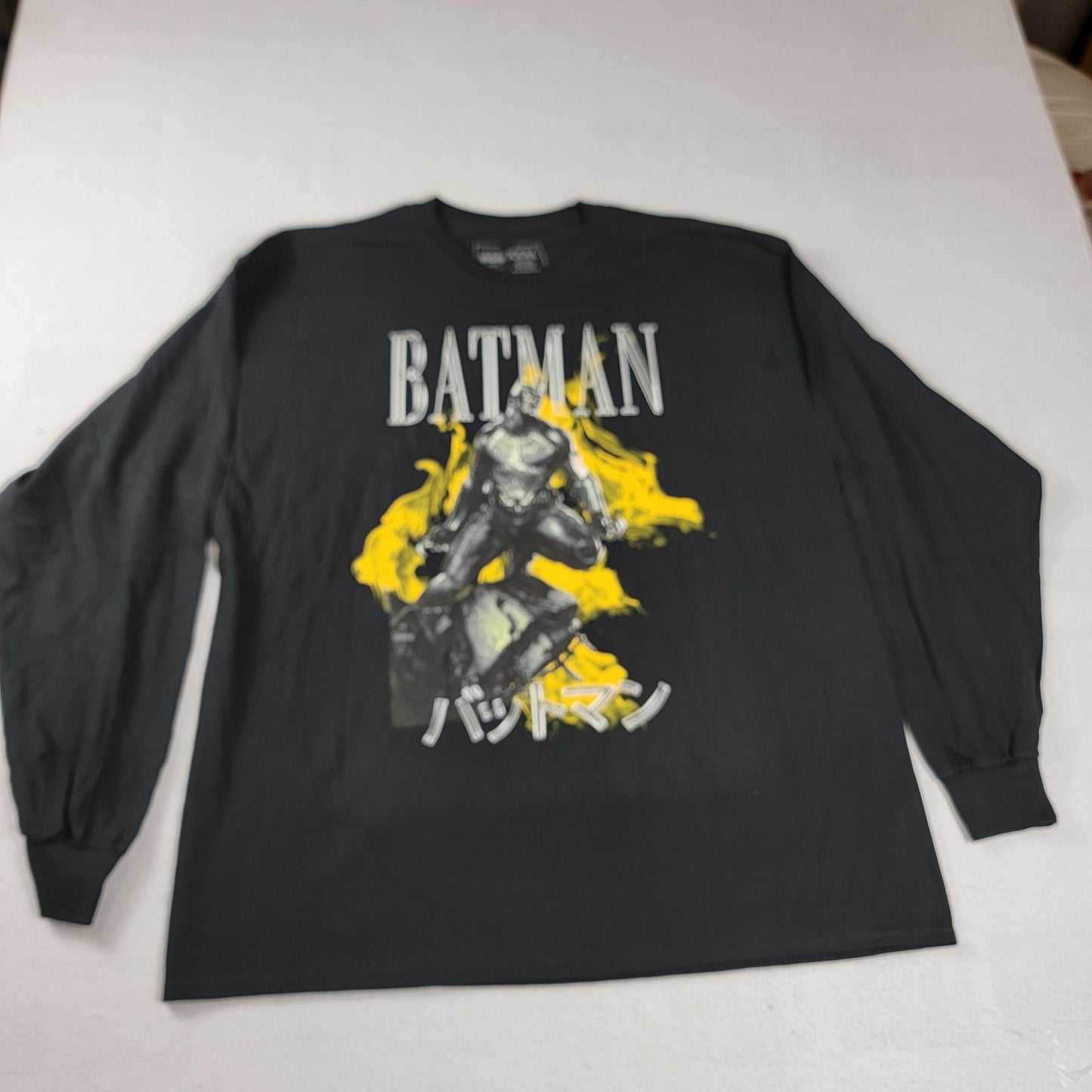 2 Pk Batman Shirt Long Sleeve Japanese & LRG Tank Mens Sz 3XL