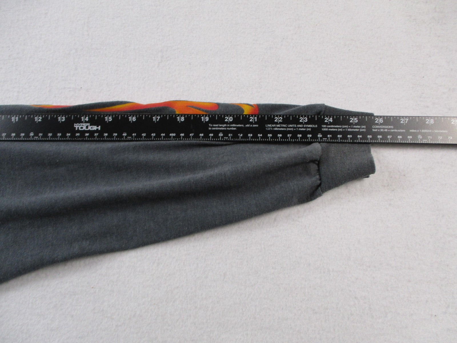 Harley Davidson Beijing China Flame Sleeve Hanes Beefy Long Sleeve XL 155410