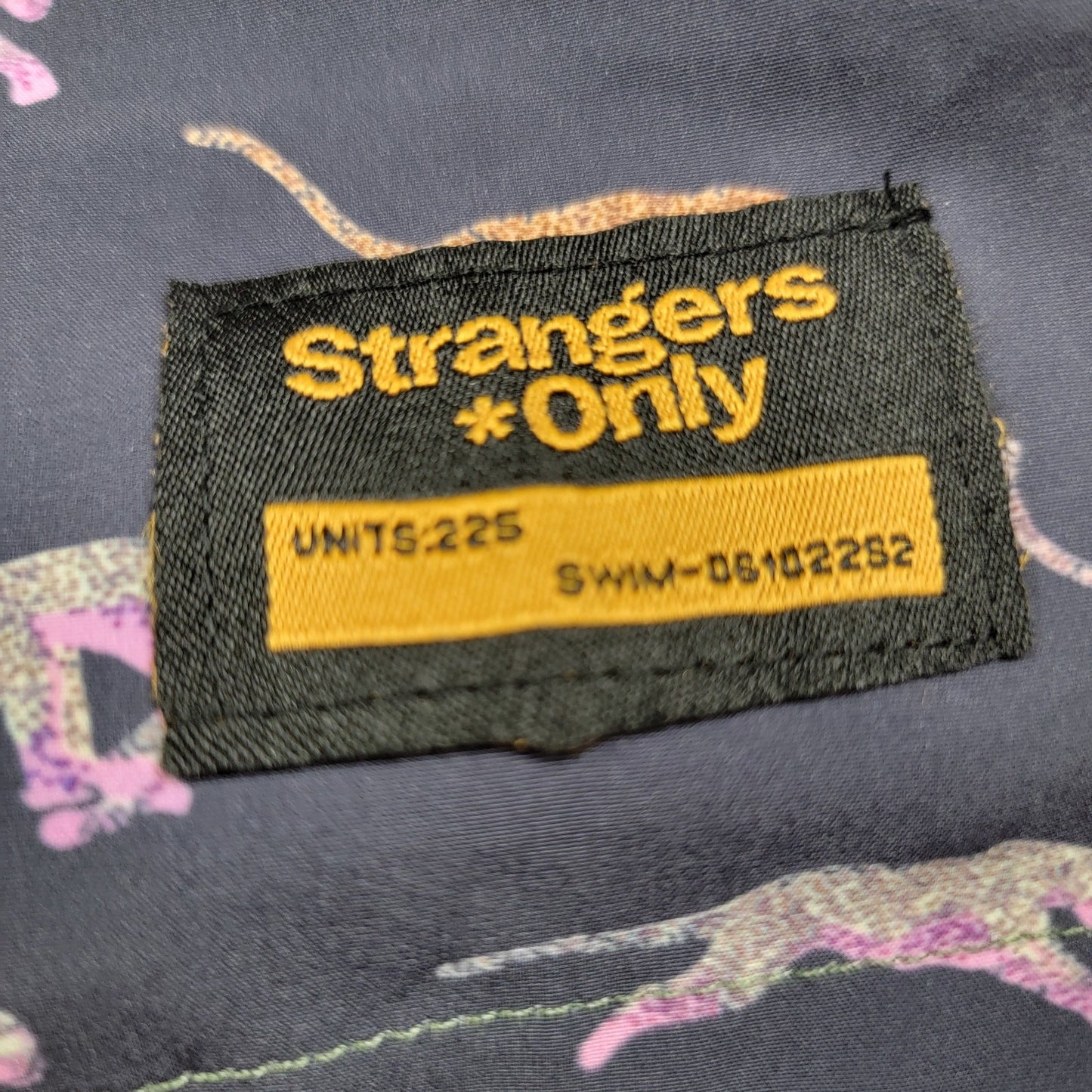 Strangers Only 225 XS Swim Trunks Shorts Multicolor Leopard Print Black NWT2