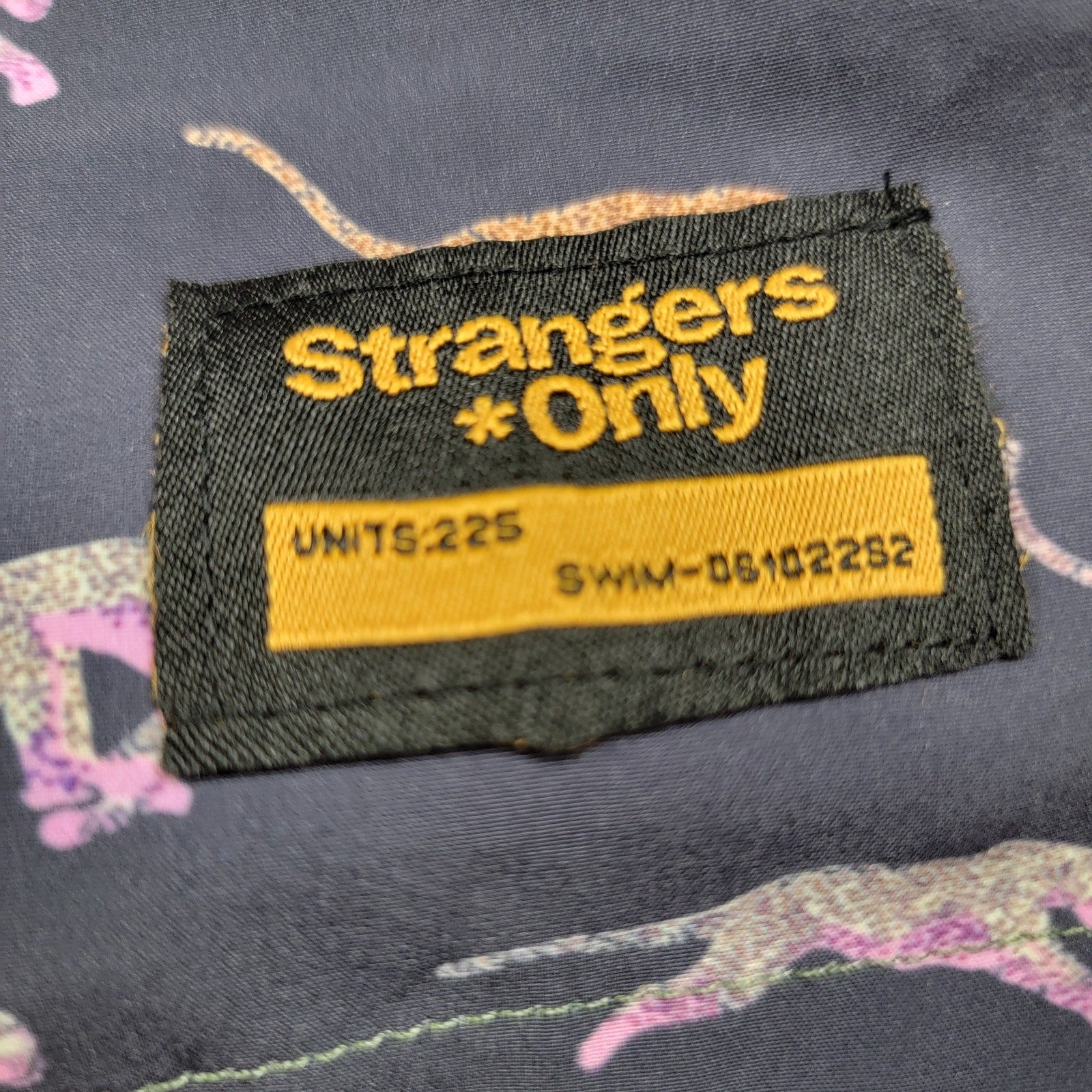 Strangers Only 225 XS Swim Trunks Shorts Multicolor Leopard Print Black NWT2