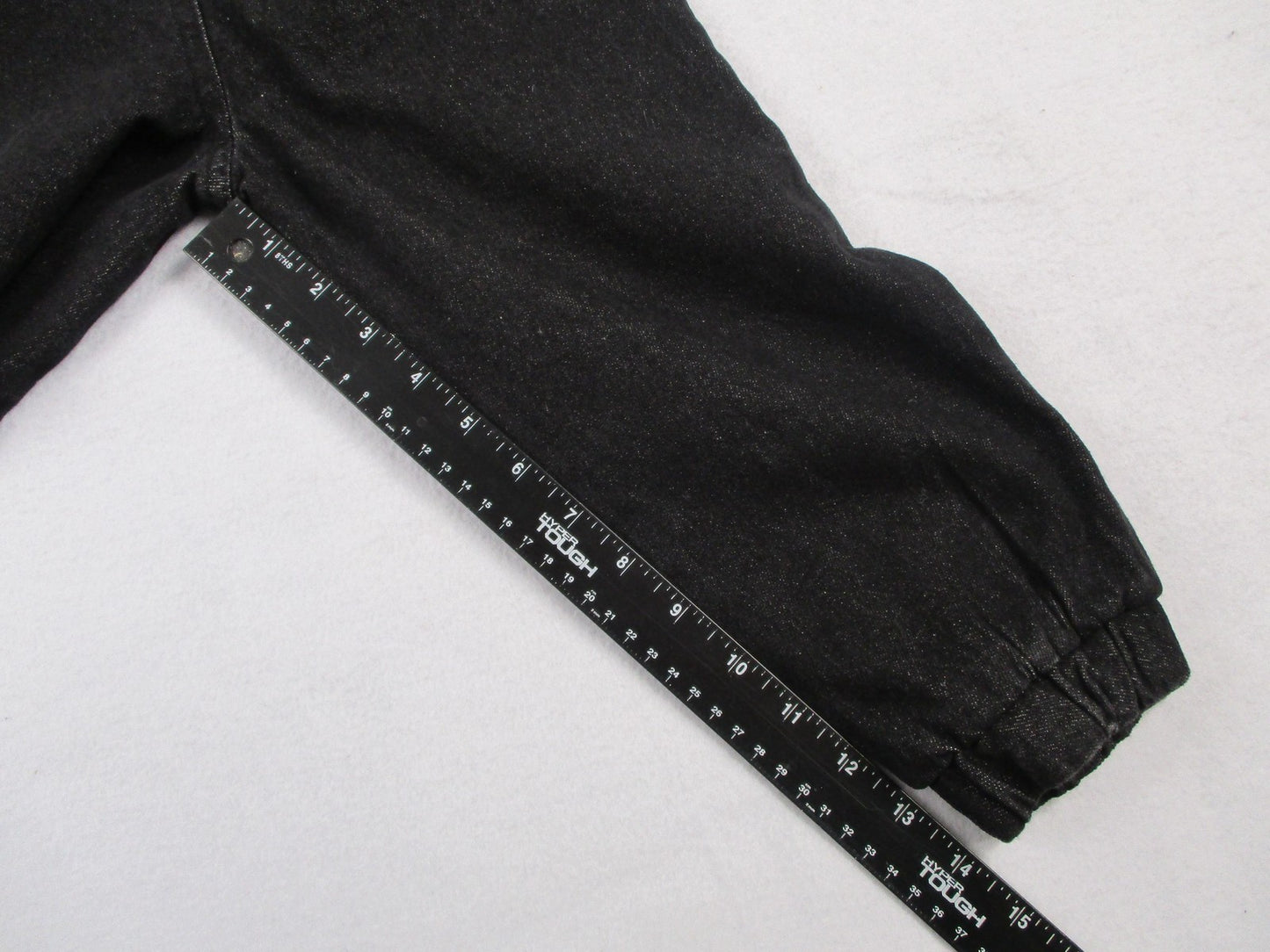 HarleyDavidson Jeans Overalls Toddler Kids 2/3T Black Denim Tapered Bib