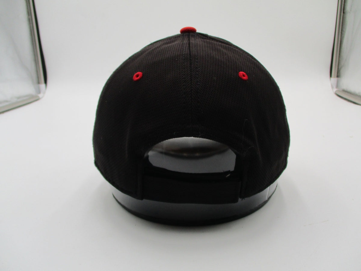 Big Reds PH Hat Cap Strap Back One Size Black Red Mesh Logo OC Sports Mens8
