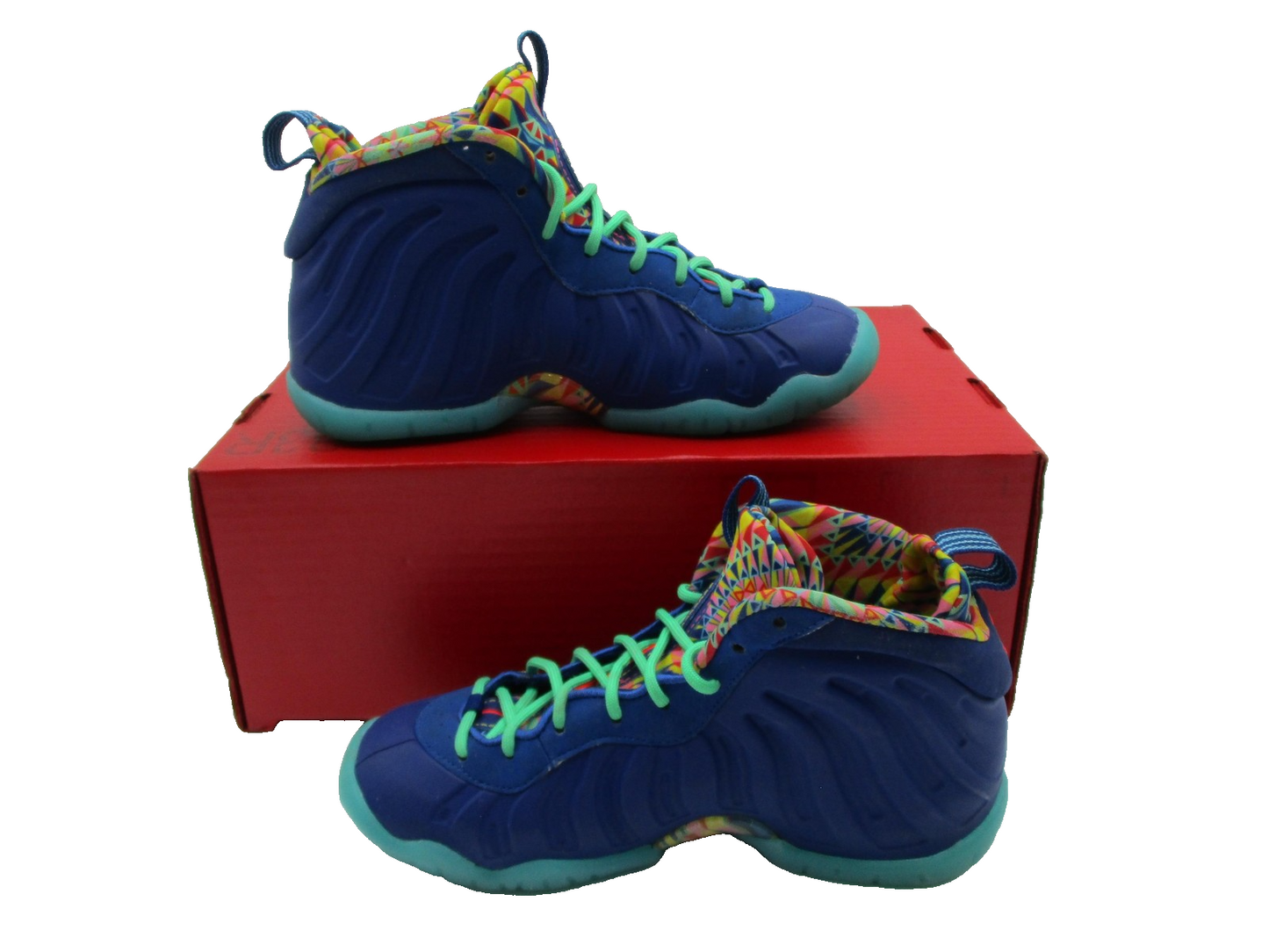 Nike Little Posite One GS 'Kaleidoscope' 4y DZ5190 400 Foamposite Basketball 1G33