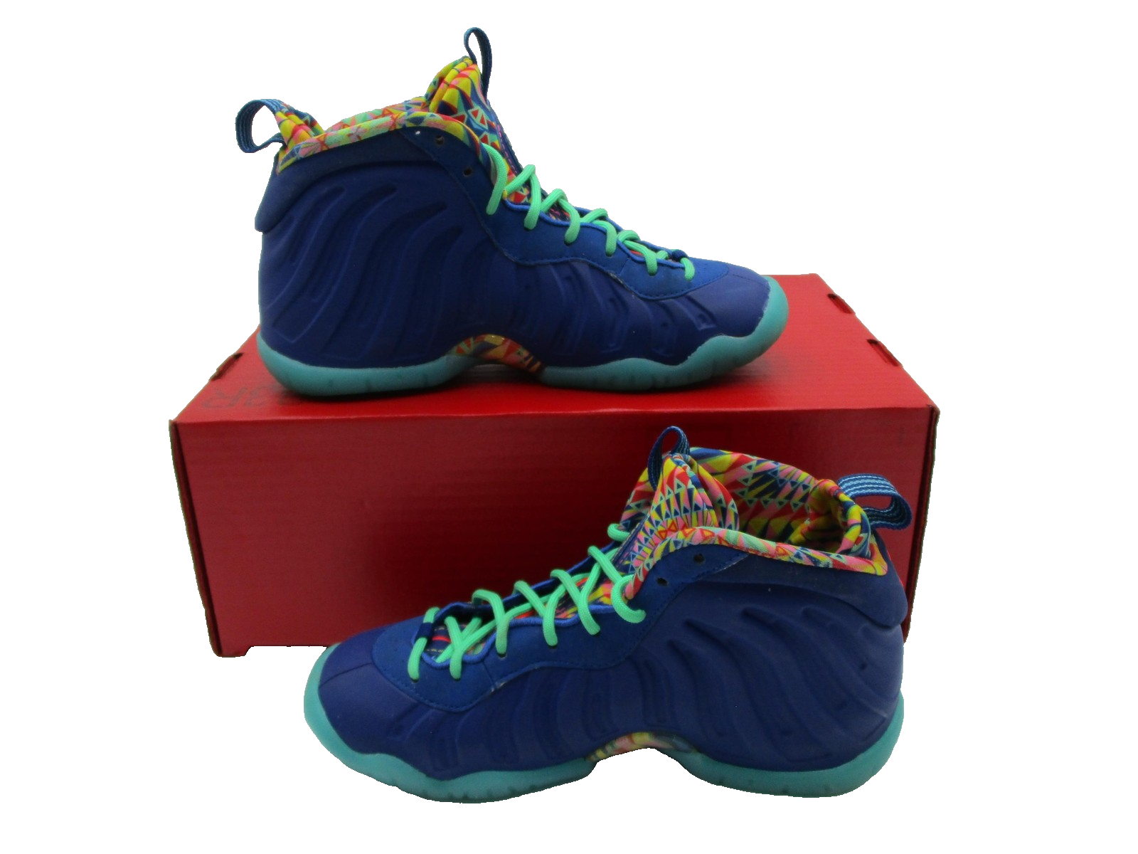 Nike Little Posite One GS 'Kaleidoscope' 4y DZ5190 400 Foamposite Basketball 1G33