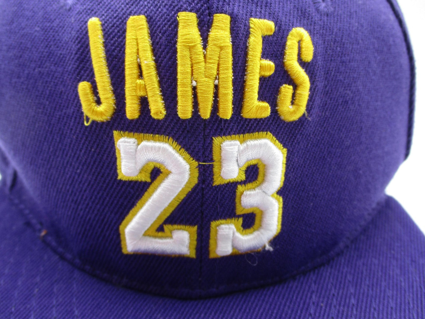 Los Angeles Lakers Hat Cap Snap Back One Size Purple NBA New Era James 231