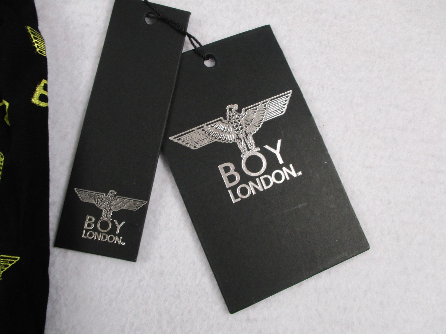 BOY London Shirt Mens Medium Black Eagle Logo Graphic Tee Streetwear 1302044