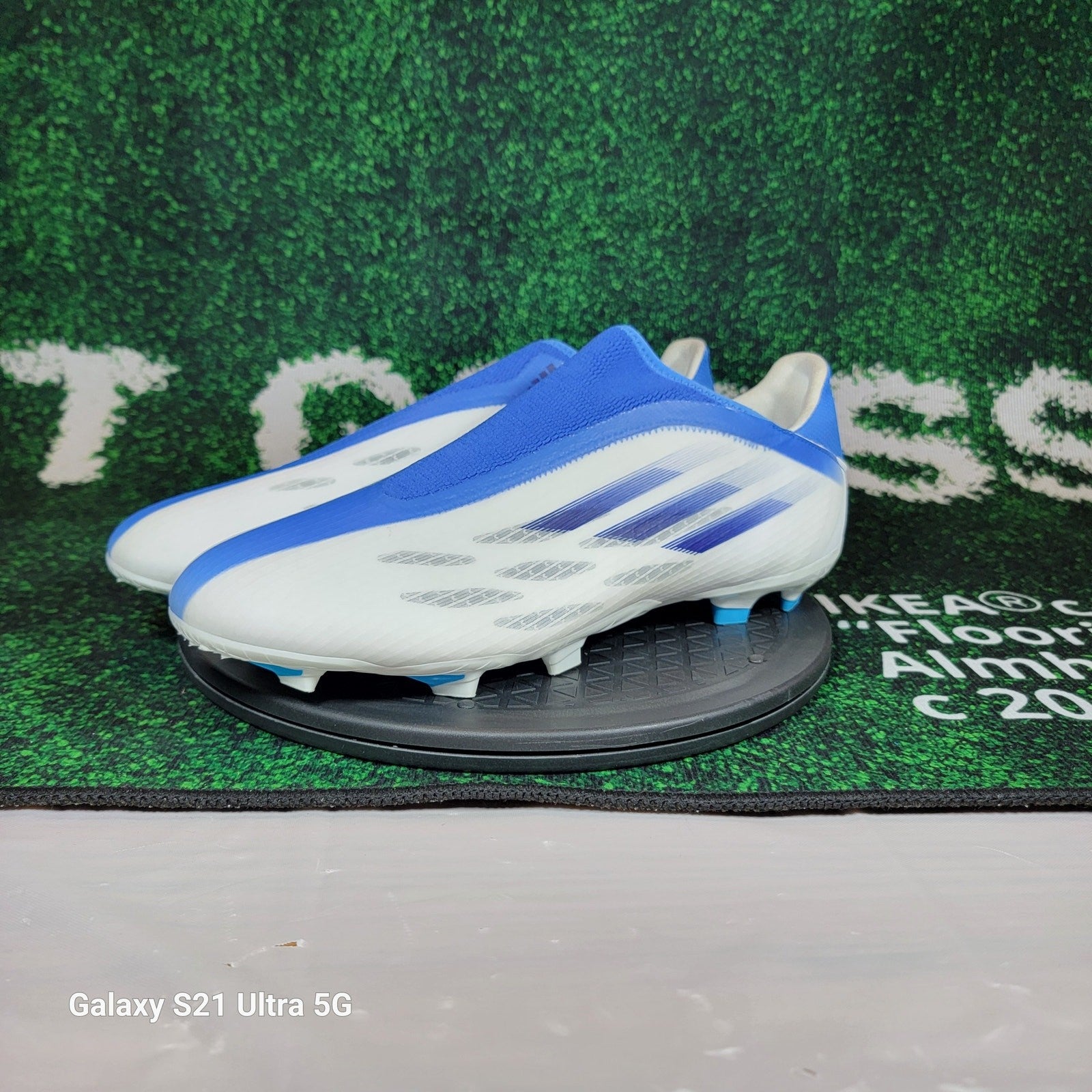 Adidas X Speedflow.3 Laceless FG 'White Legacy Indigo' Sz 13 GW7495