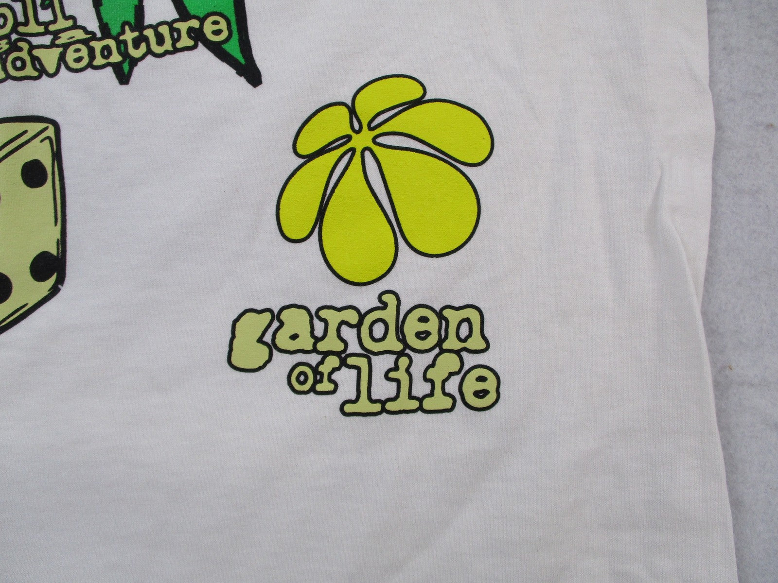 Cookies Shirt Mens Med White Garden Of Life Peace Streetwear Graphic Tee 1378793