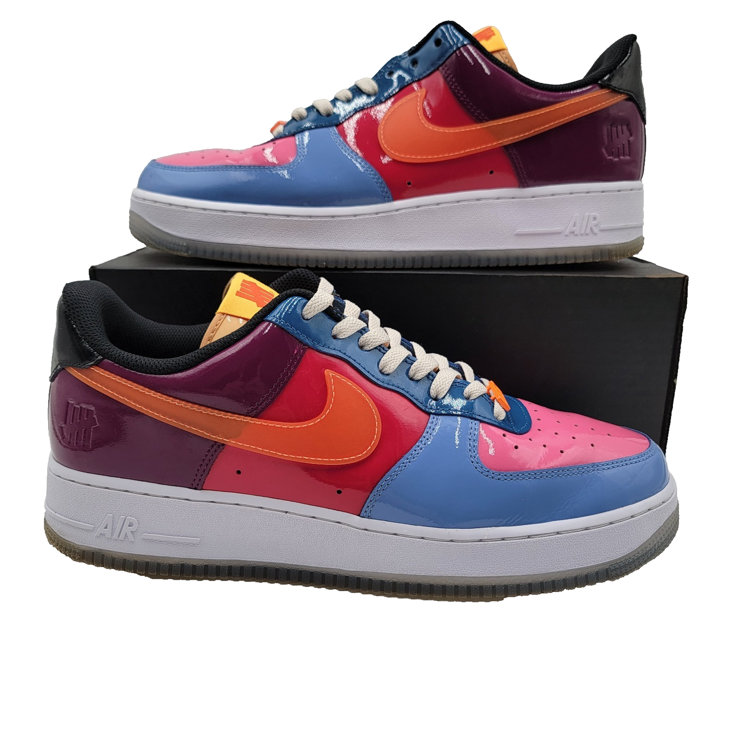 Nike Air force X Undefeated Total Orange Size 12 Preowned VNDS