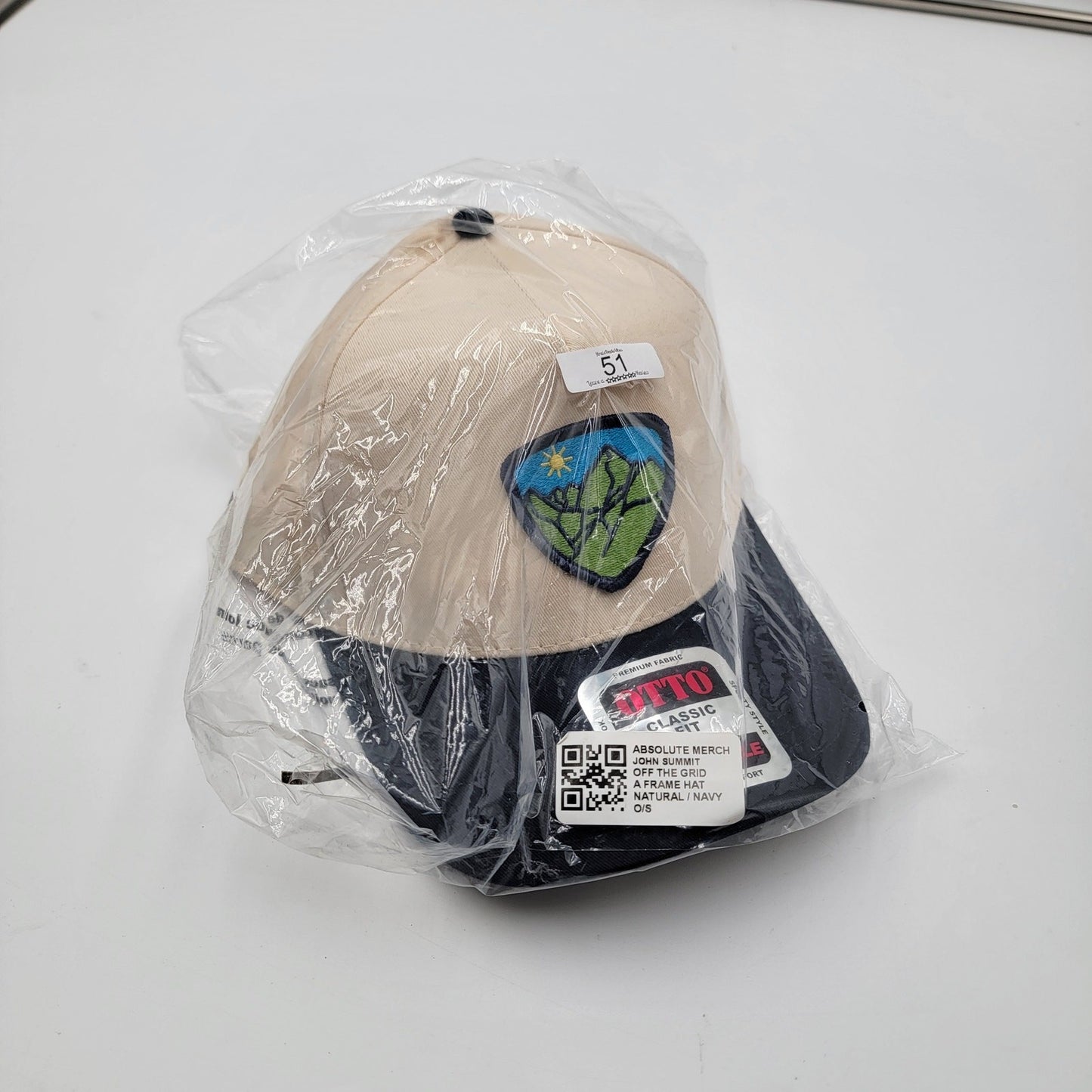 DJ John Summit Off the Grid Otto Snapback Cap Beige/Blue New8