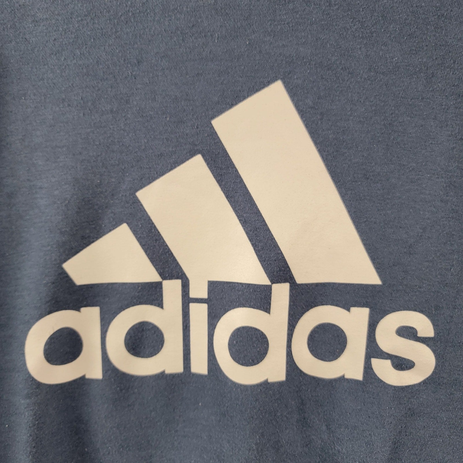 Adidas Blue Long Sleeves Sweatshirt Mens Sz L
