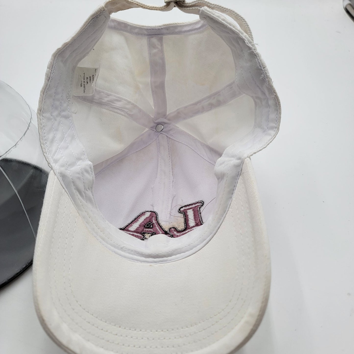 Wild Fable Women's Baseball Hat Cap "LA" Twill Strap Back White Curved Bill Hat5