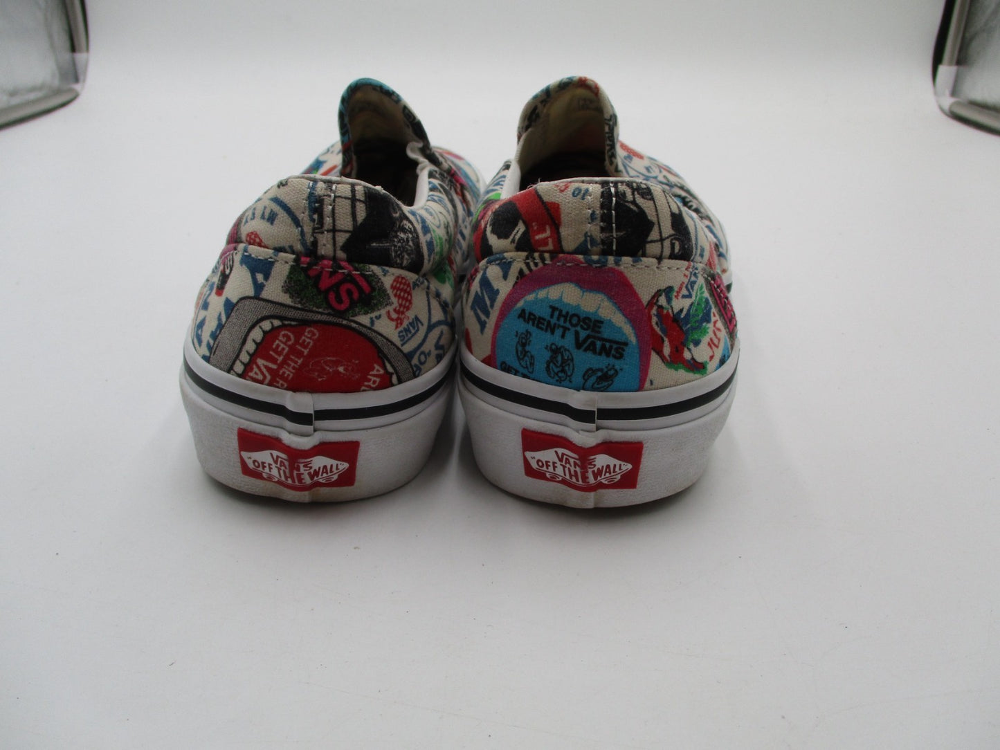 Vans Classic Slip-On Sticker Mash Up AOP Multicolor Men 7.5 Women 9 Pre-Owned2