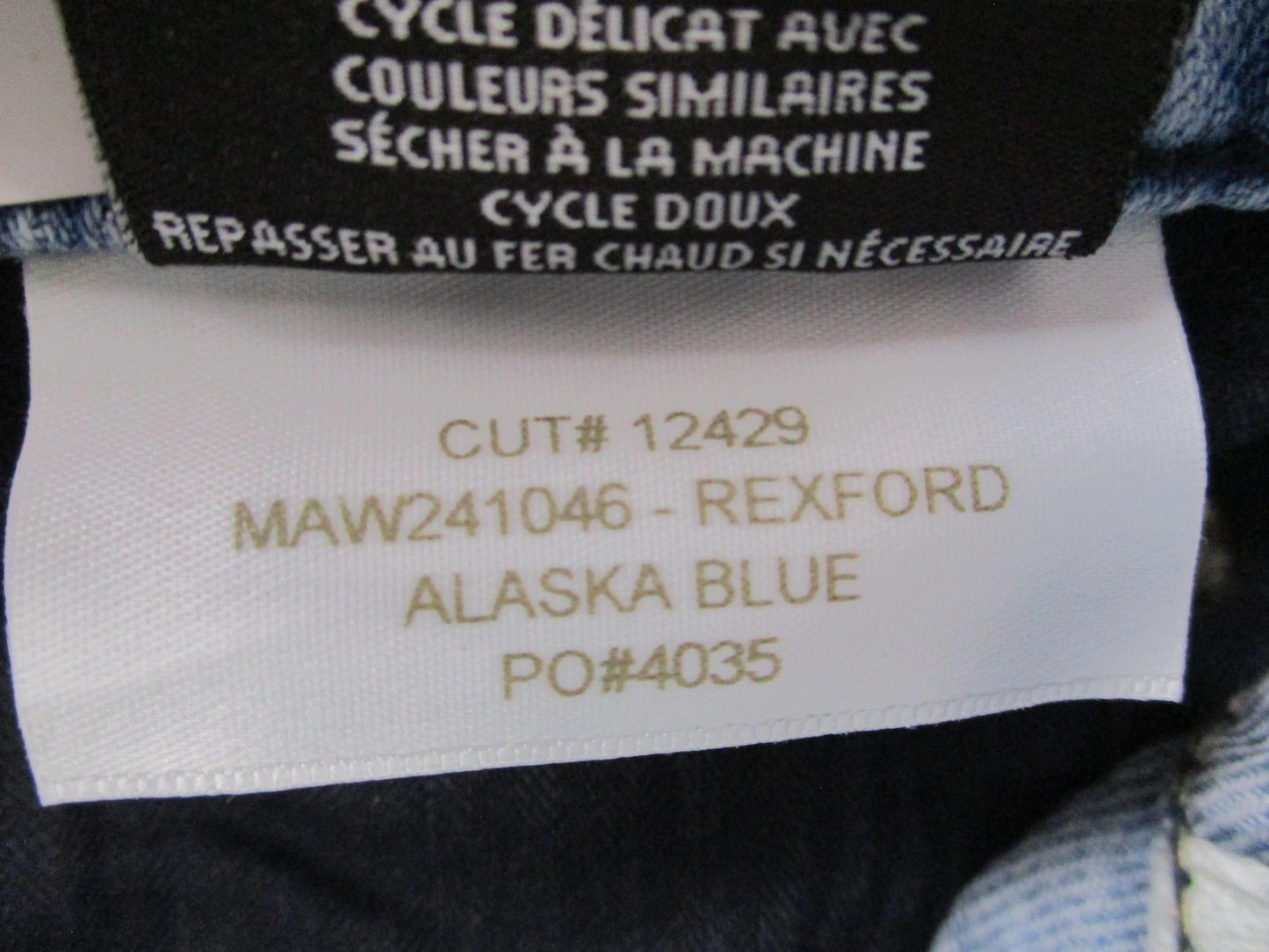 Modern American Rexford Jeans Womens 26 Alaska Blue High Rise Straight USA 14688