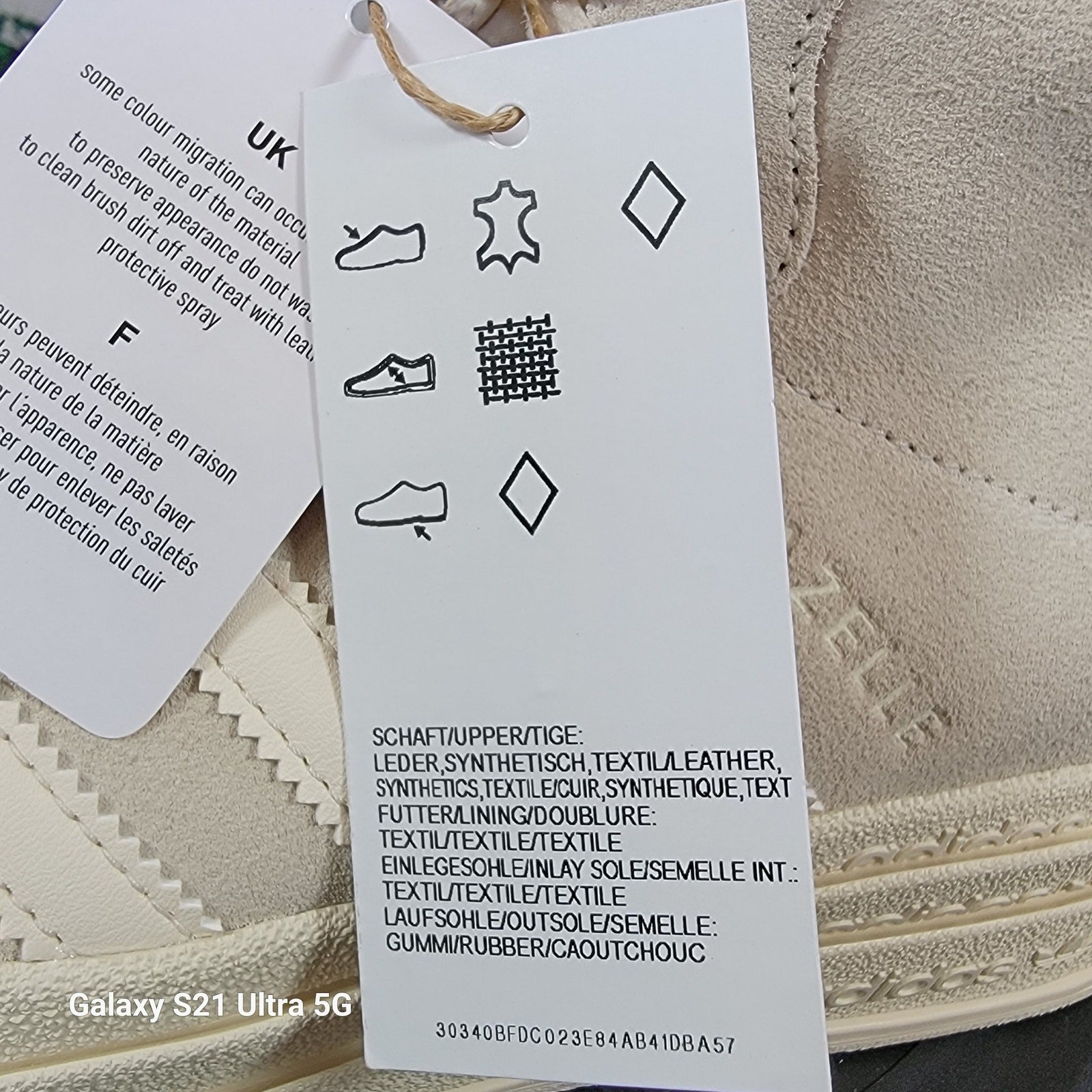 Adidas Originals Gazelle Boot Womens Sz 6.5 White ID698411