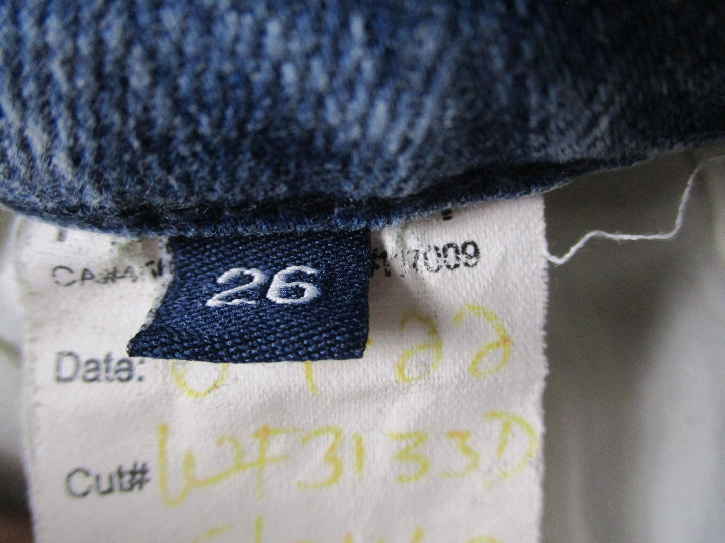 Fidelity Stevie Jeans Womens 26 Blue Slim Straight Slit Hem Daytona Wash 14489