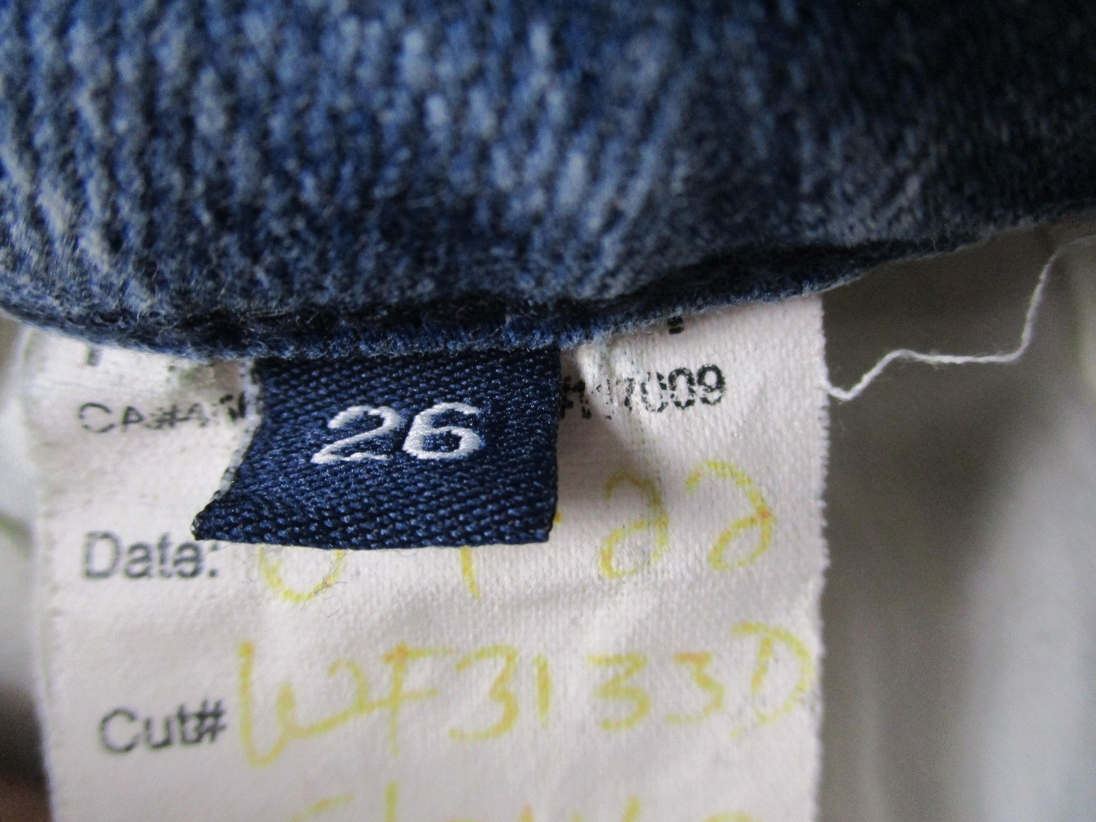 Fidelity Stevie Jeans Womens 26 Blue Slim Straight Slit Hem Daytona Wash 14489