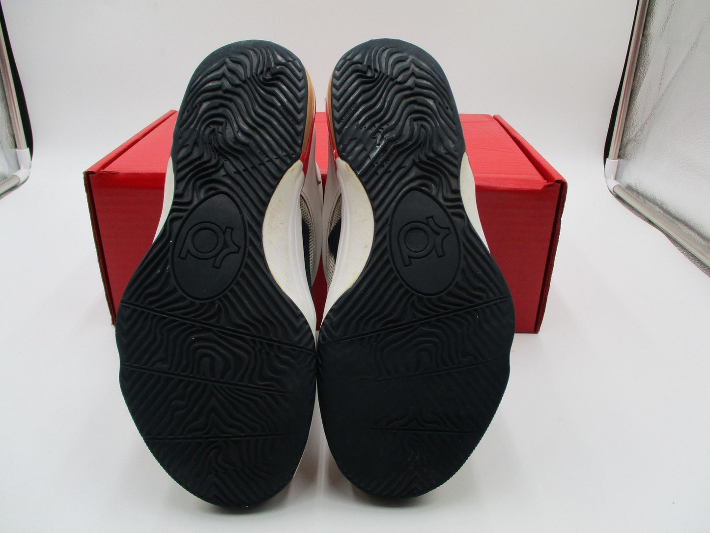 Nike KD7 Youth Size 6Y White Red Navy USA Basketball Sneakers 669942100 (1D8)12