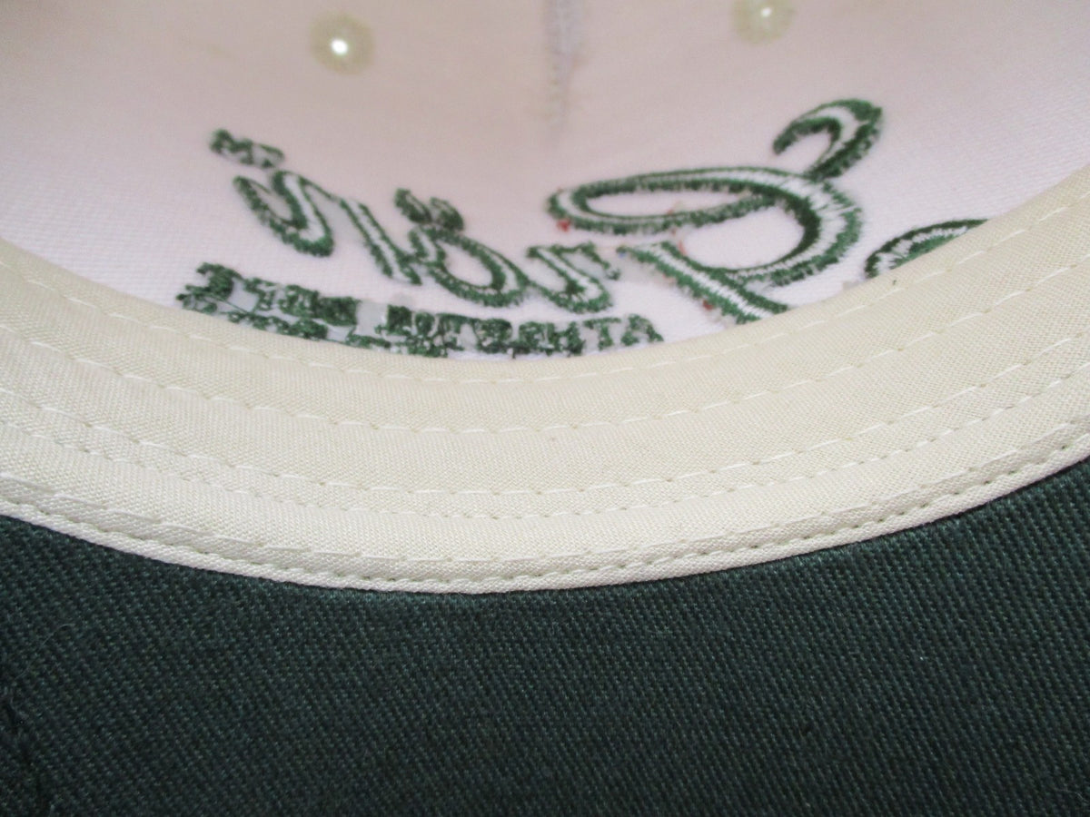 Gron Hat Cap Snap Back Mens One Size Beige Green Athletic Dept Twill Baseball11