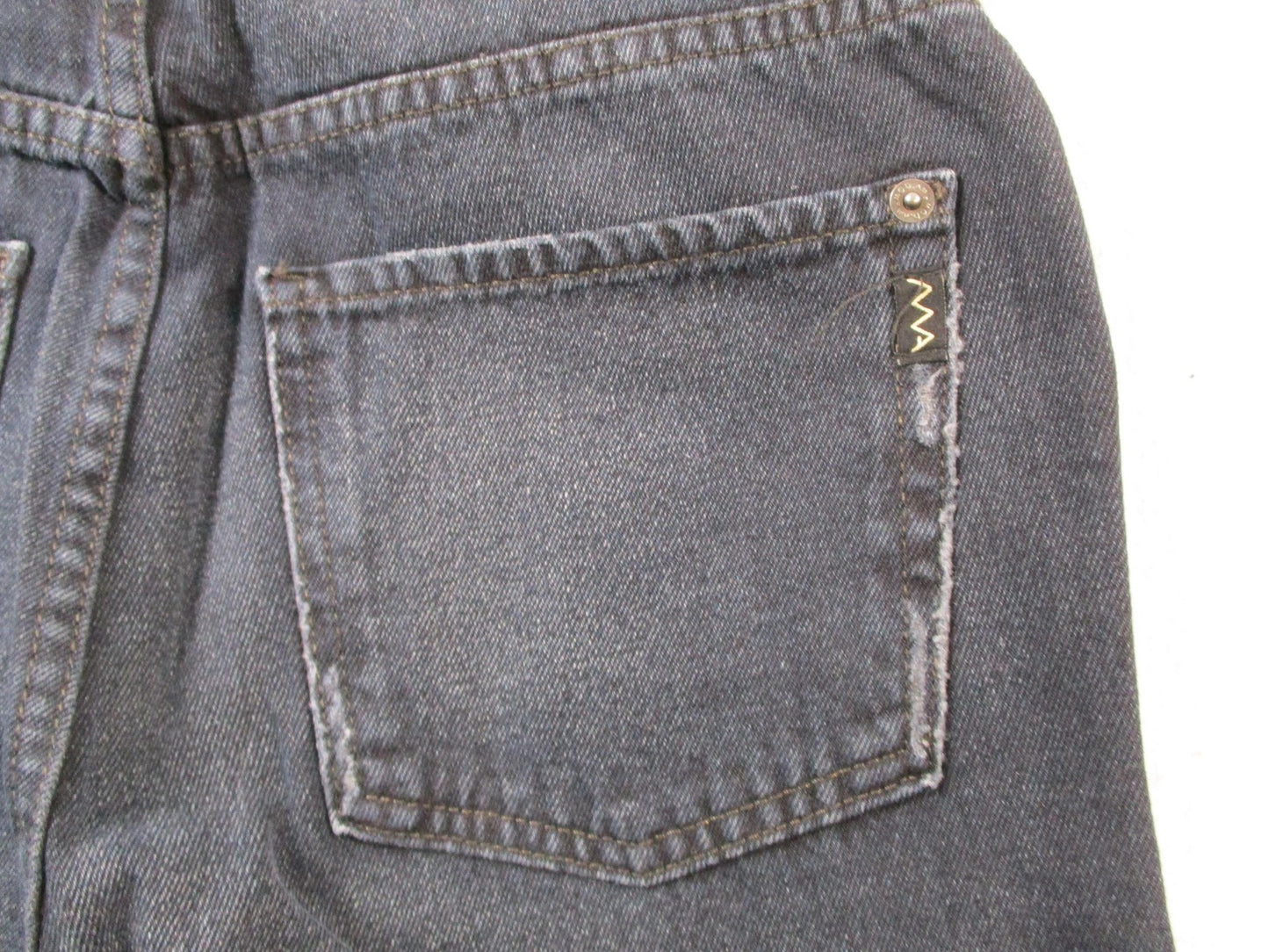 Modern American Doheny Jeans Womens 26 Blue Black Vintage Wash Straight 14735