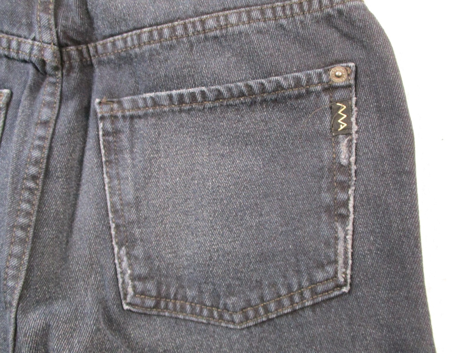 Modern American Doheny Jeans Womens 26 Blue Black Vintage Wash Straight 14735