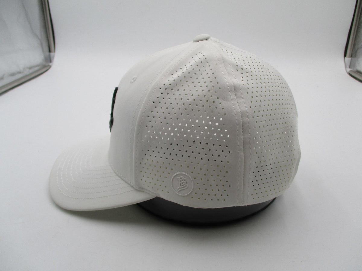 Branded Bills Hat Cap Snap Back Mens One Size White Elite Curved BB Logo4