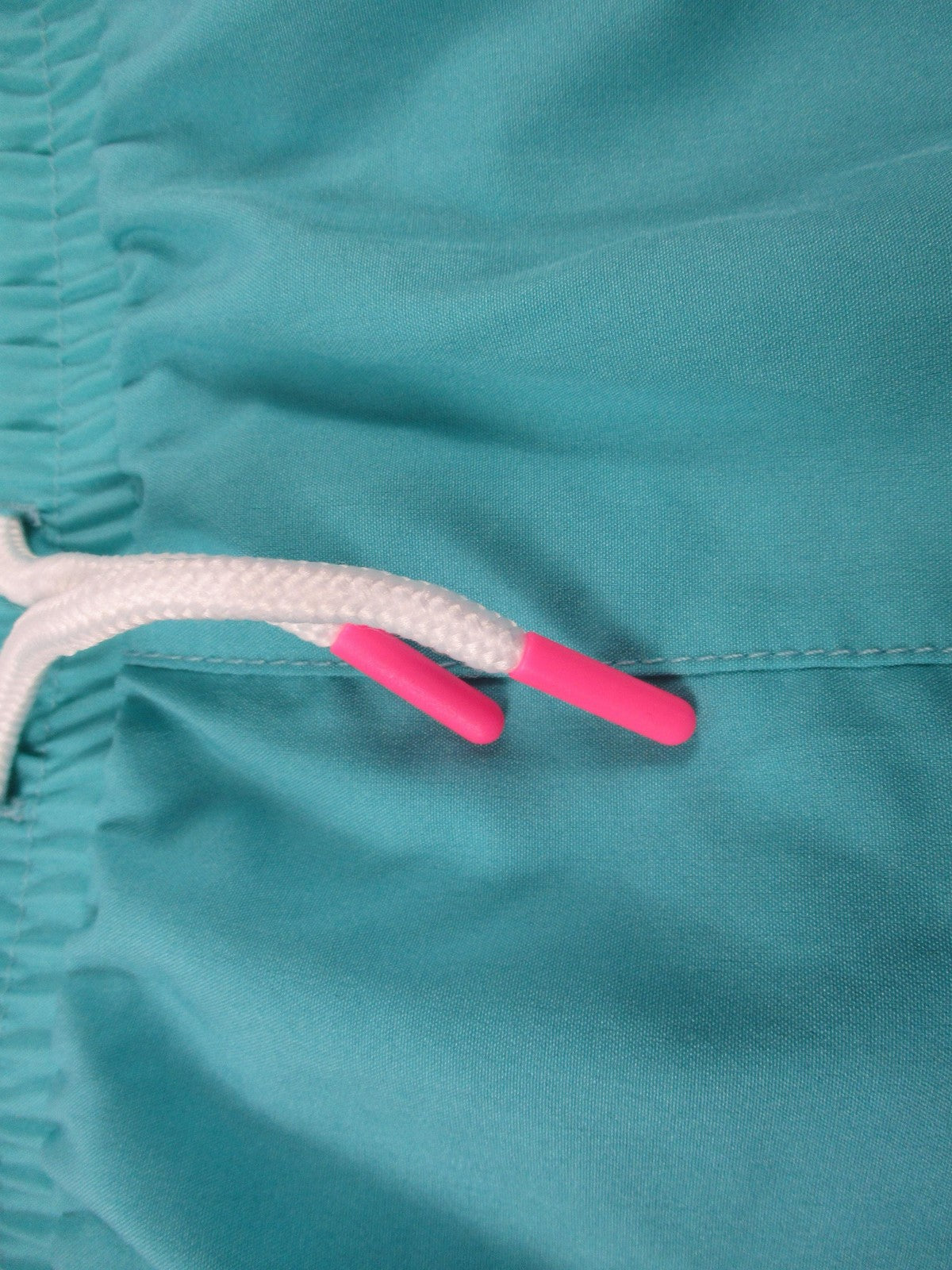 Champion Swim Shorts Kids 14-16 Teal Blue Elastic Waist Drawstring Logo 16783